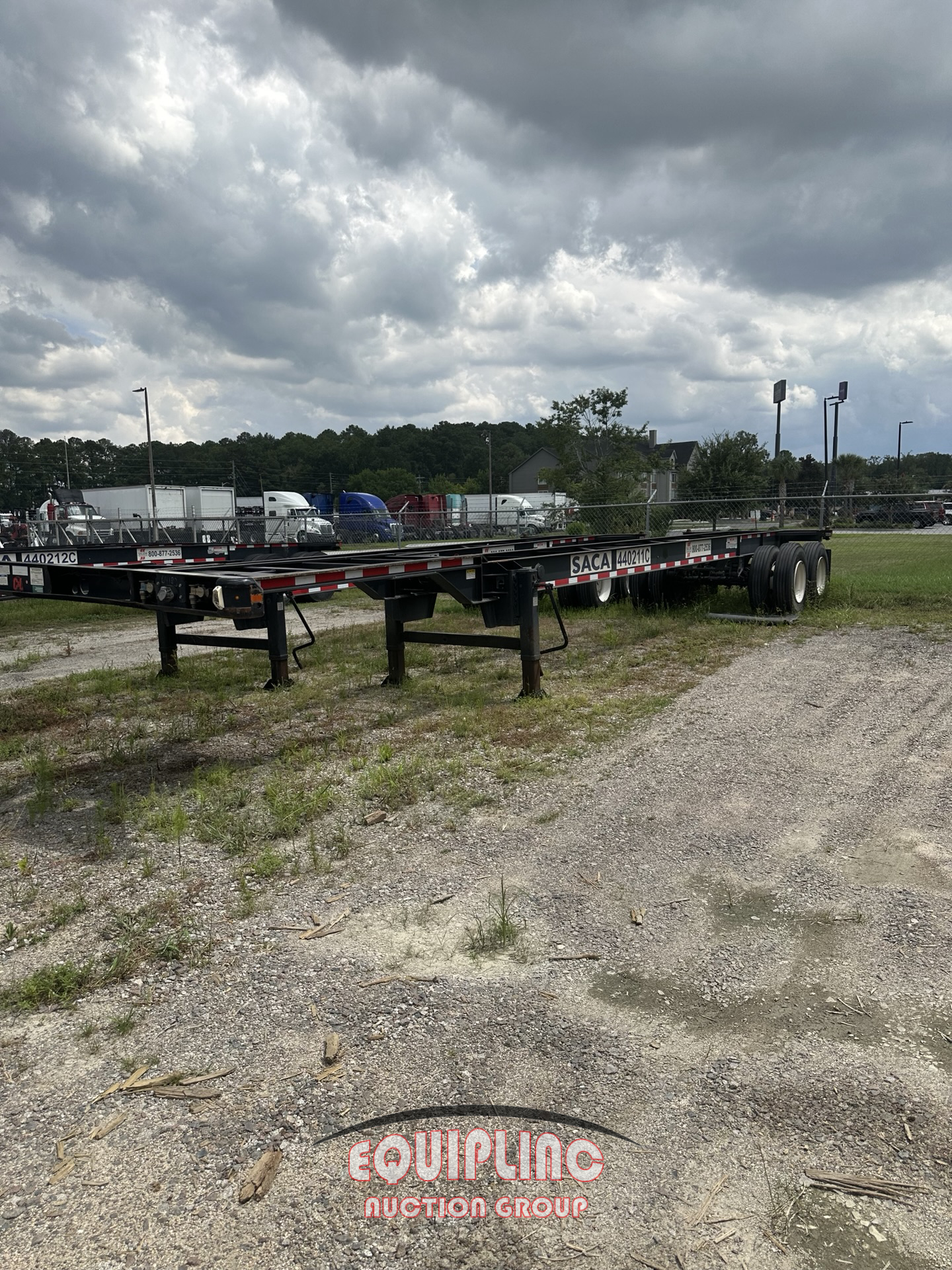 2024 FONTAINE 40FT CONTAINTER & CHASIS NON-EXTENDABLE TRAILER