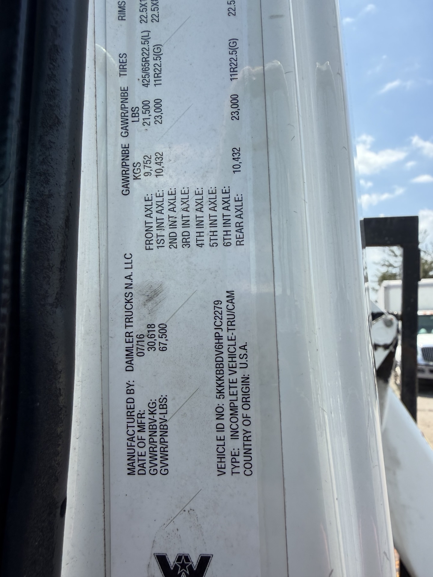 2017 Western Star 4800