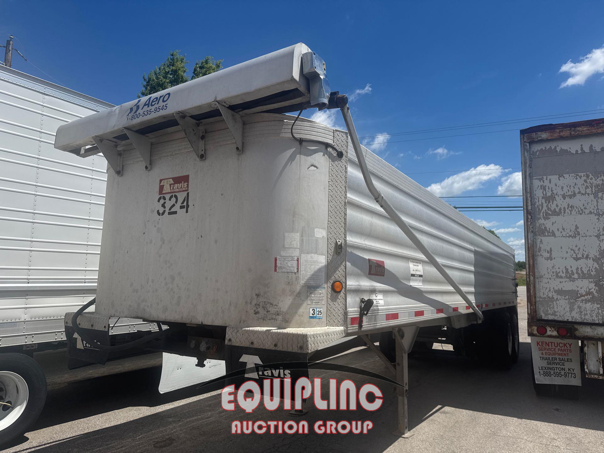 2018 TRAVIS 32FT TRI/A T/102 END DUMP TRAILER