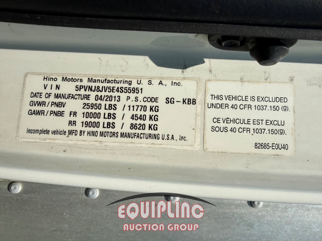 2014 Hino 268A
