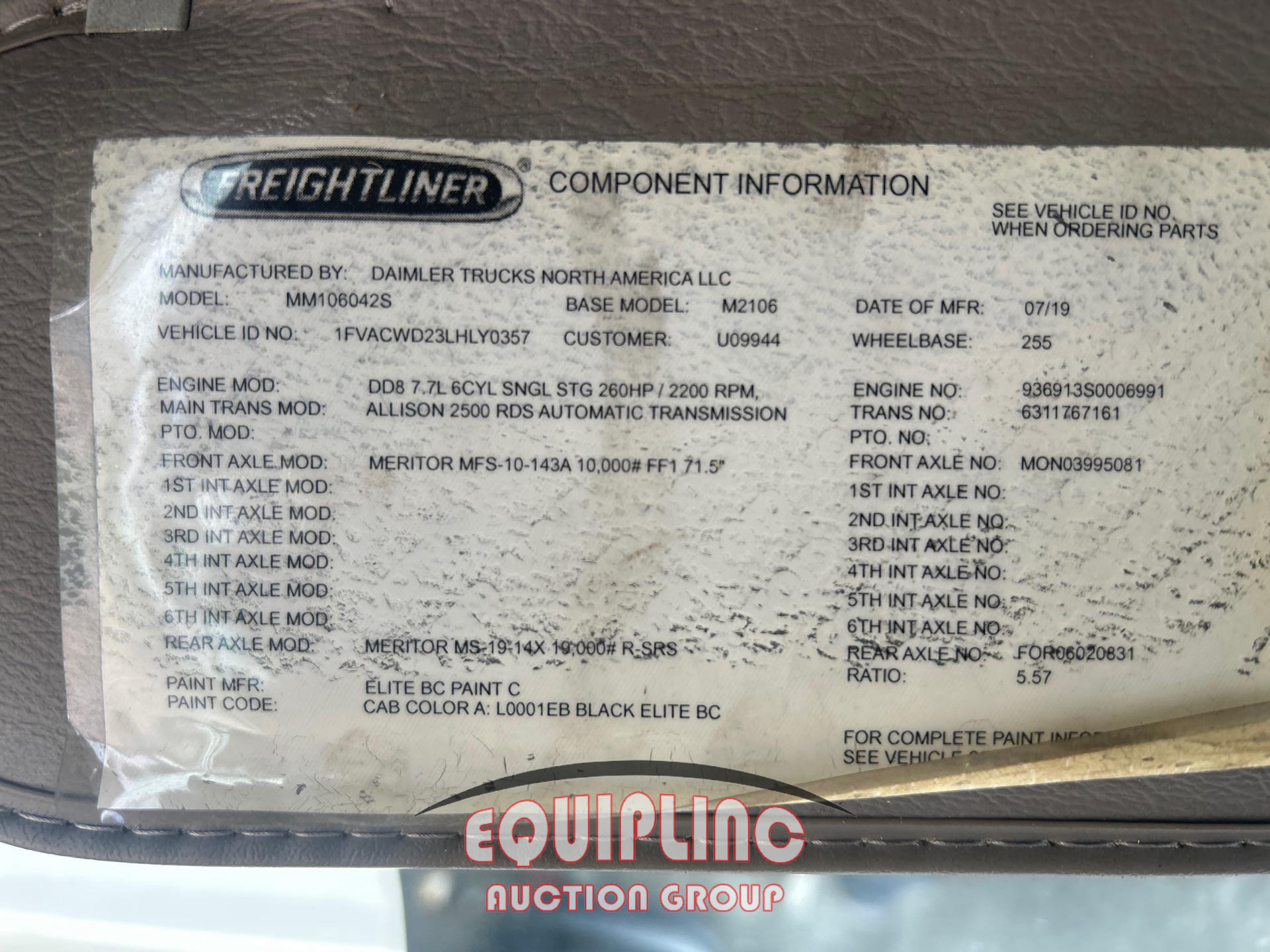 2020 Freightliner M2106