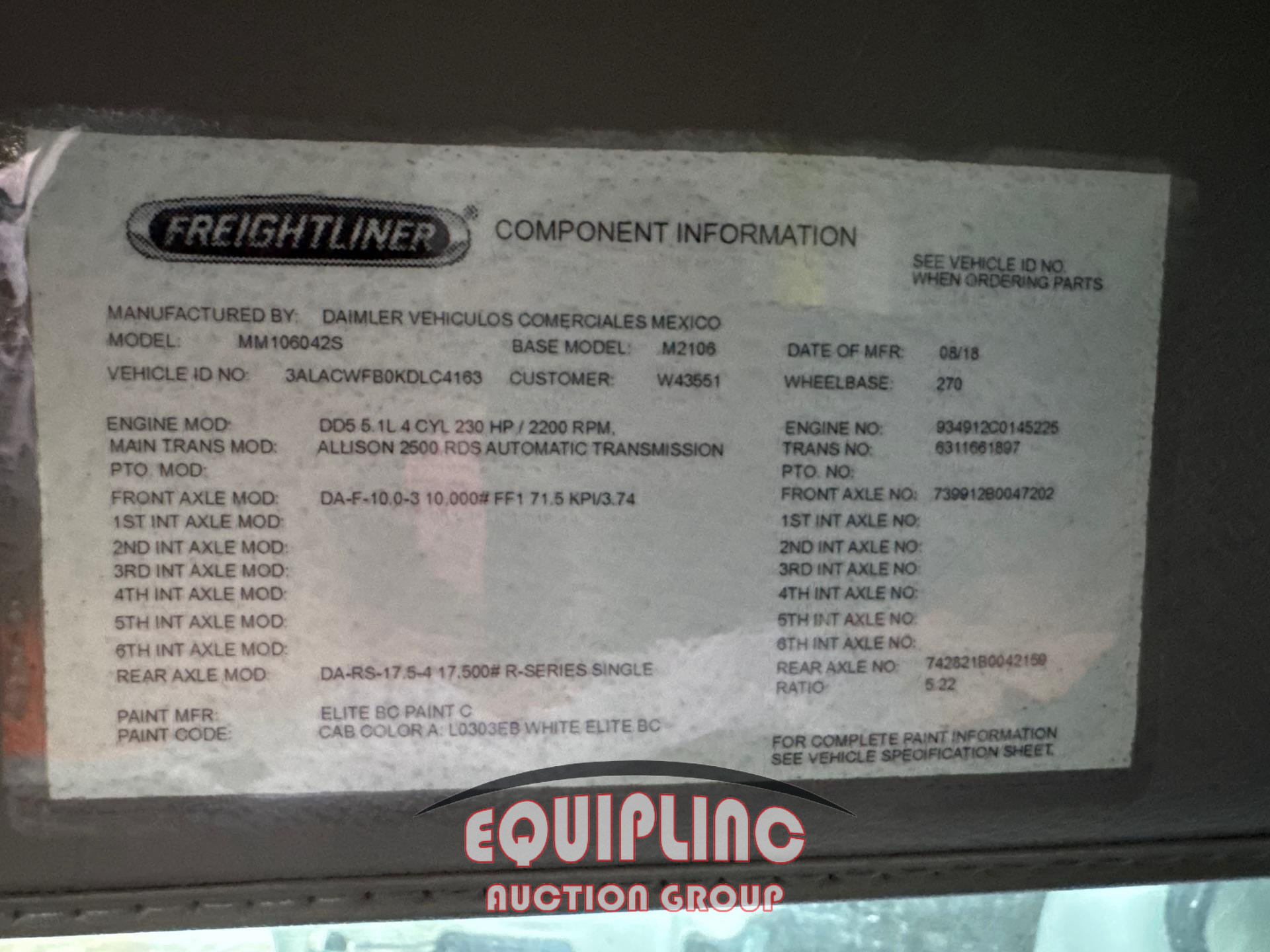 2019 Freightliner M2