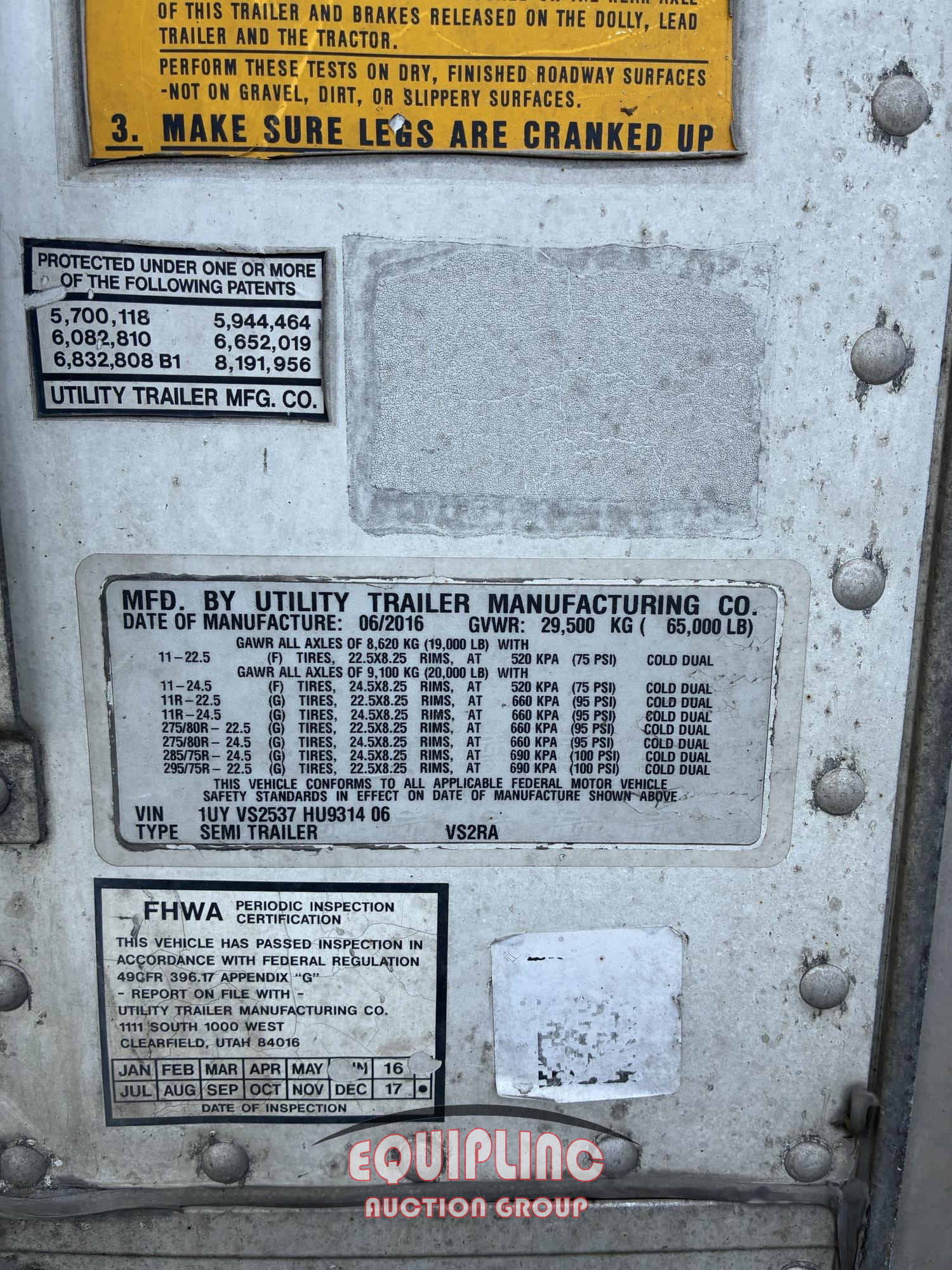 2017 Utility VS2RA