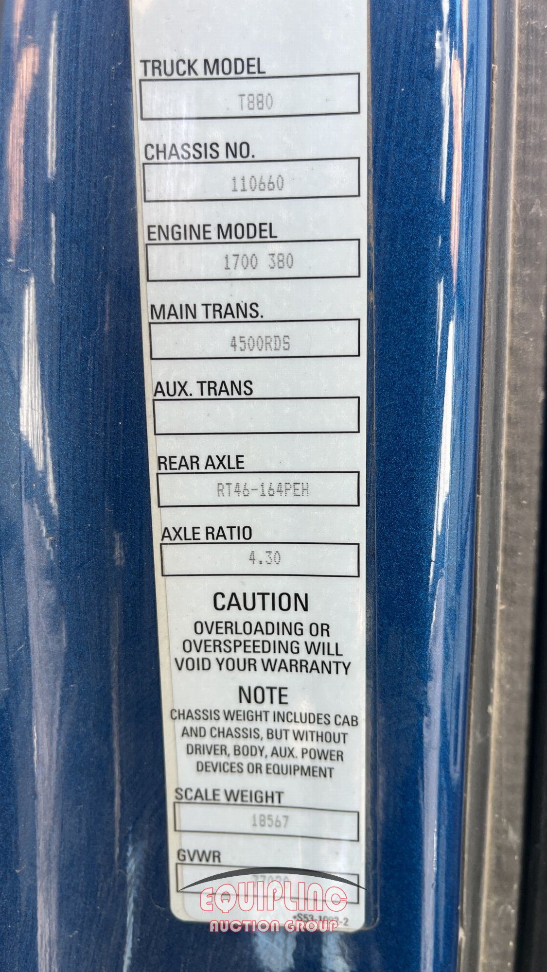 2016 Kenworth T880