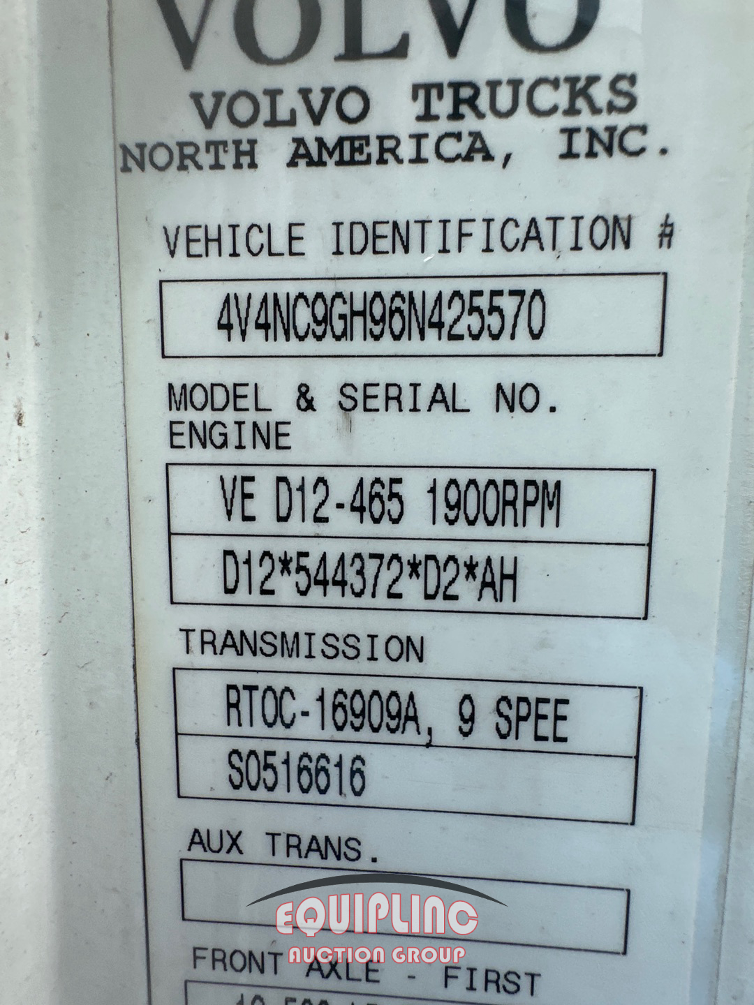 2006 Volvo VNL