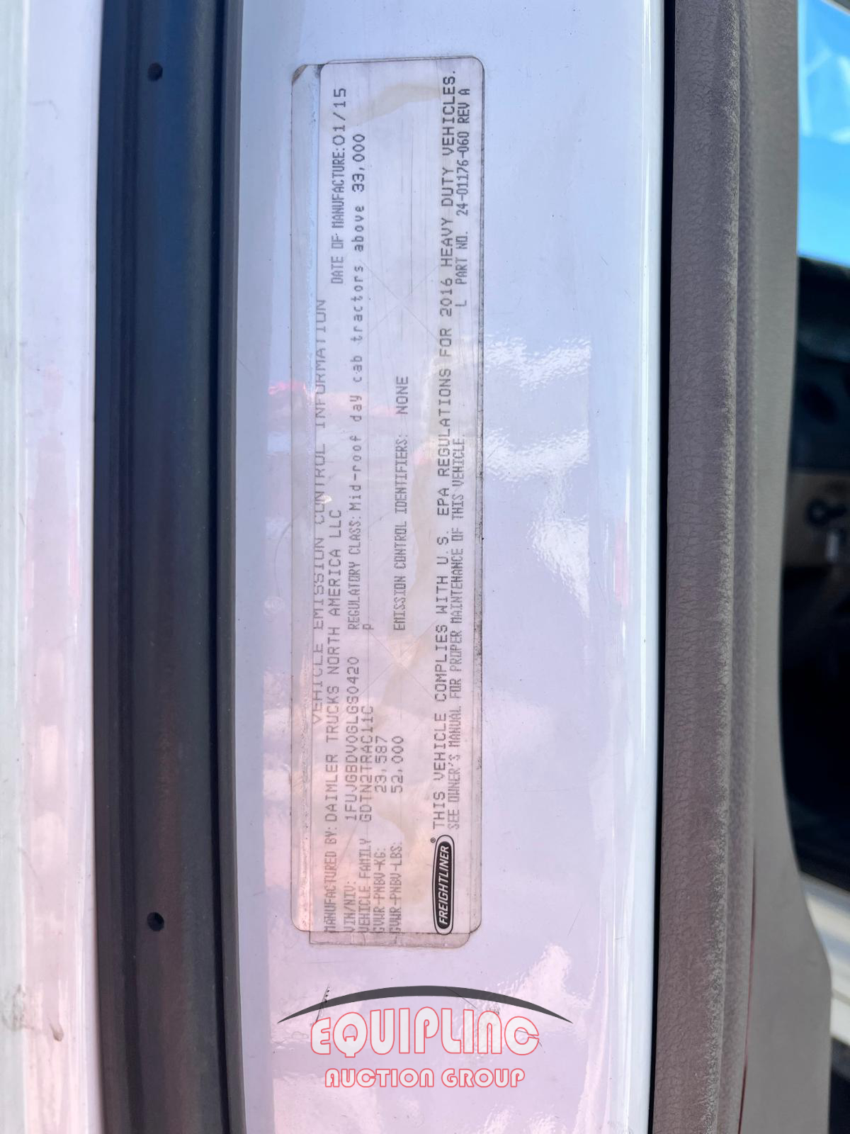 2016 Freightliner CASCADIA