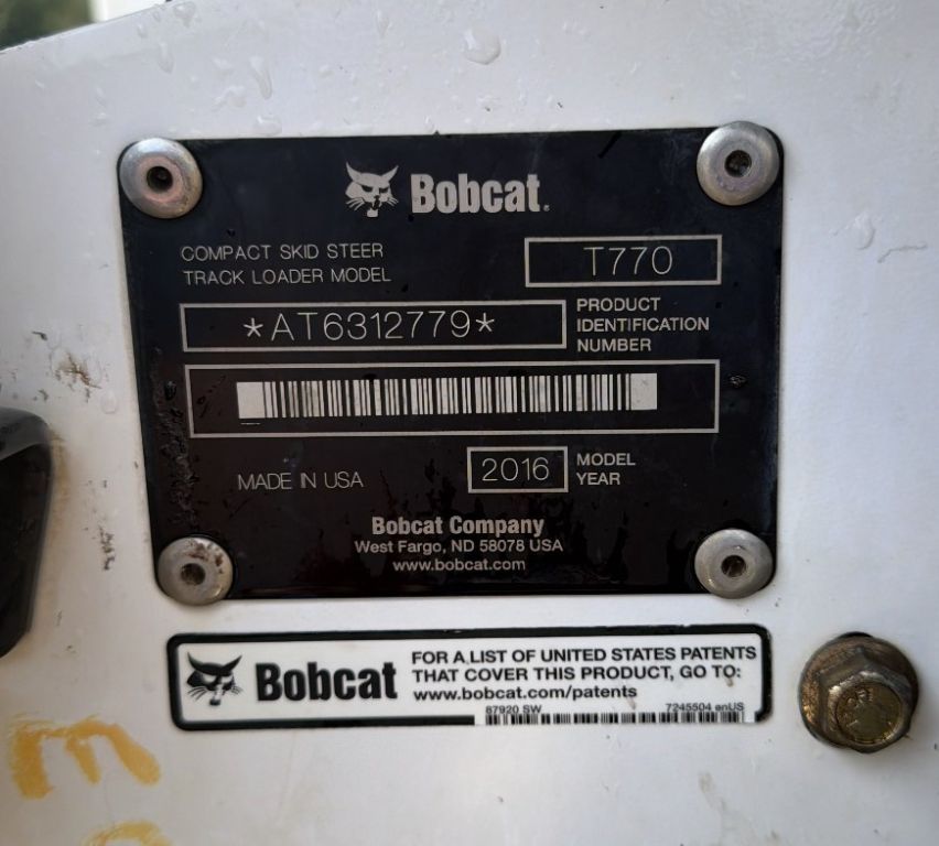 2016 Bobcat T770