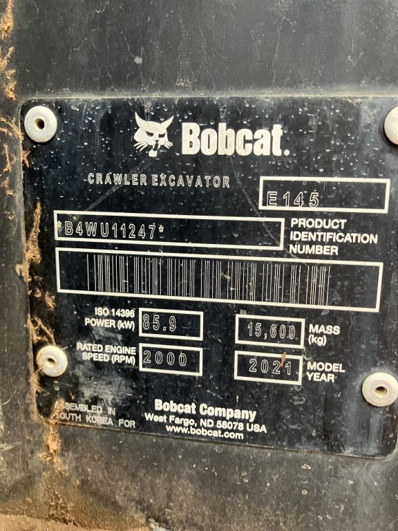 2021 Bobcat E145