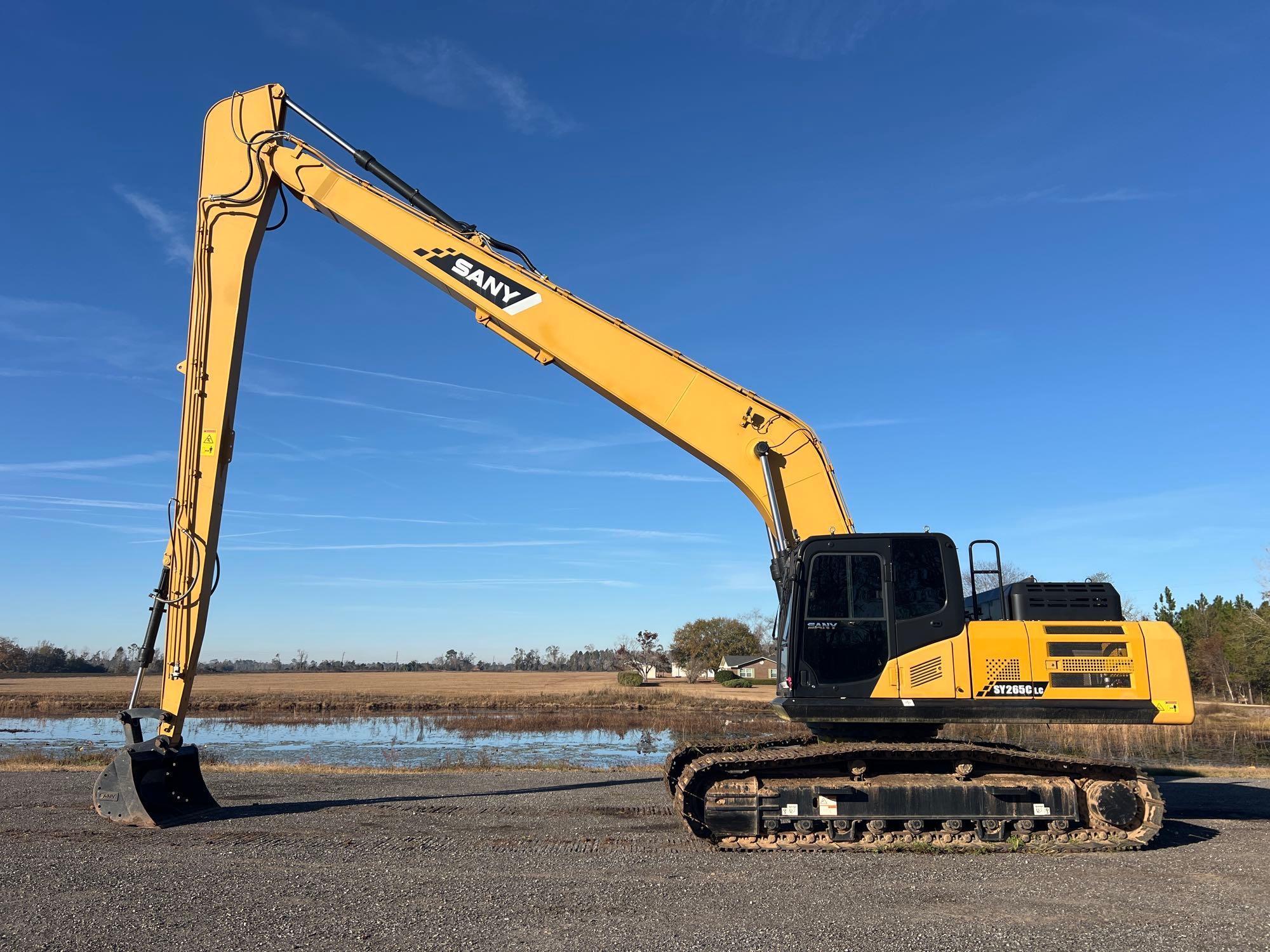 2021 SANY SY265C LC LONG REACH EXCAVATOR