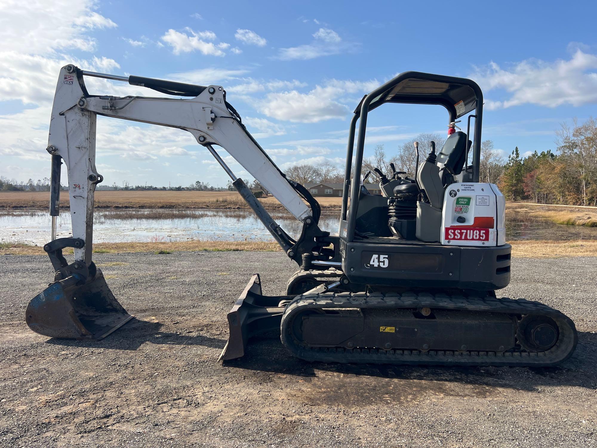 2018 BOBCAT E45 EXCAVATOR
