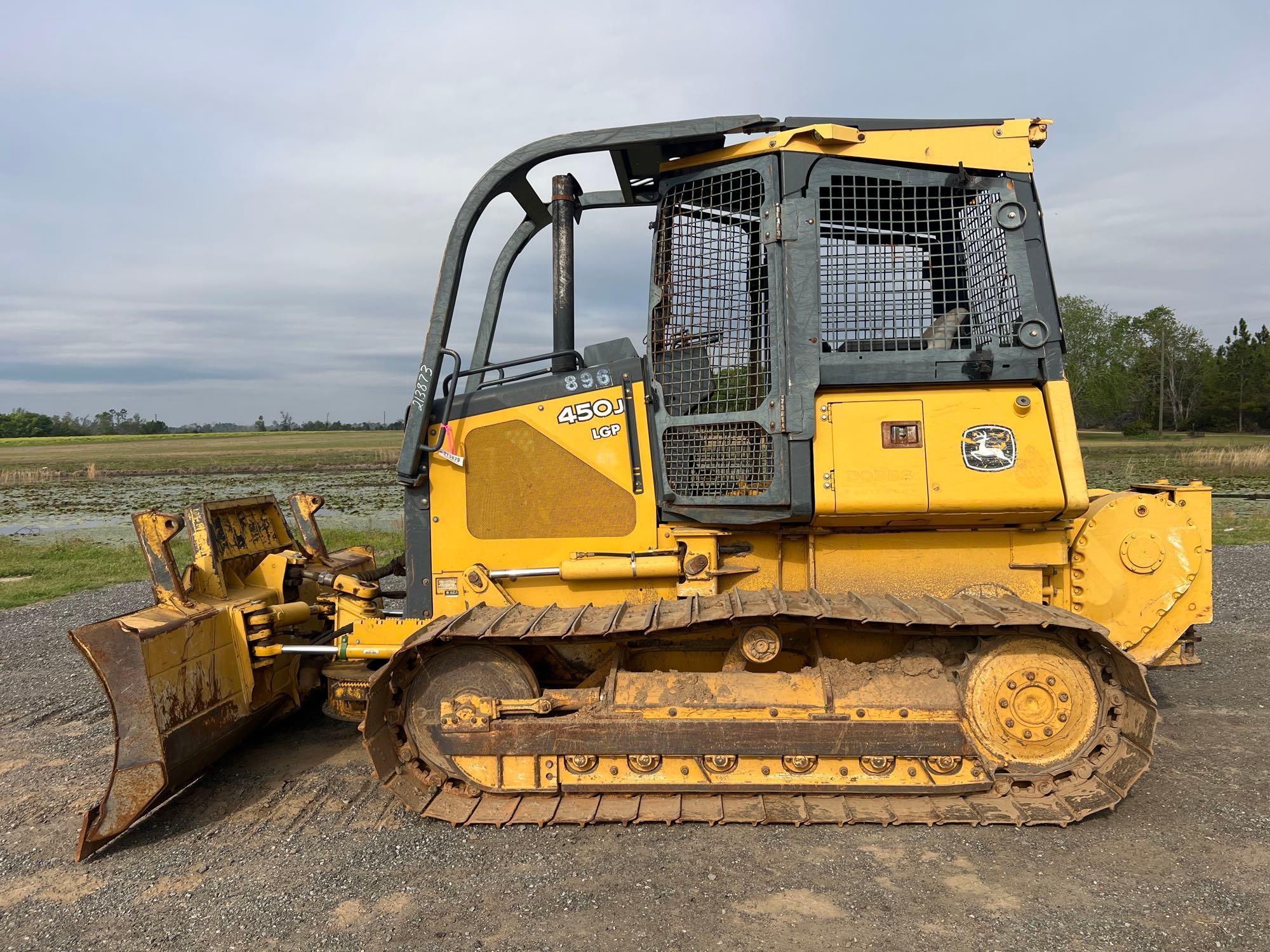 2007 JOHN DEERE 450J LGP CRAWLER DOZER