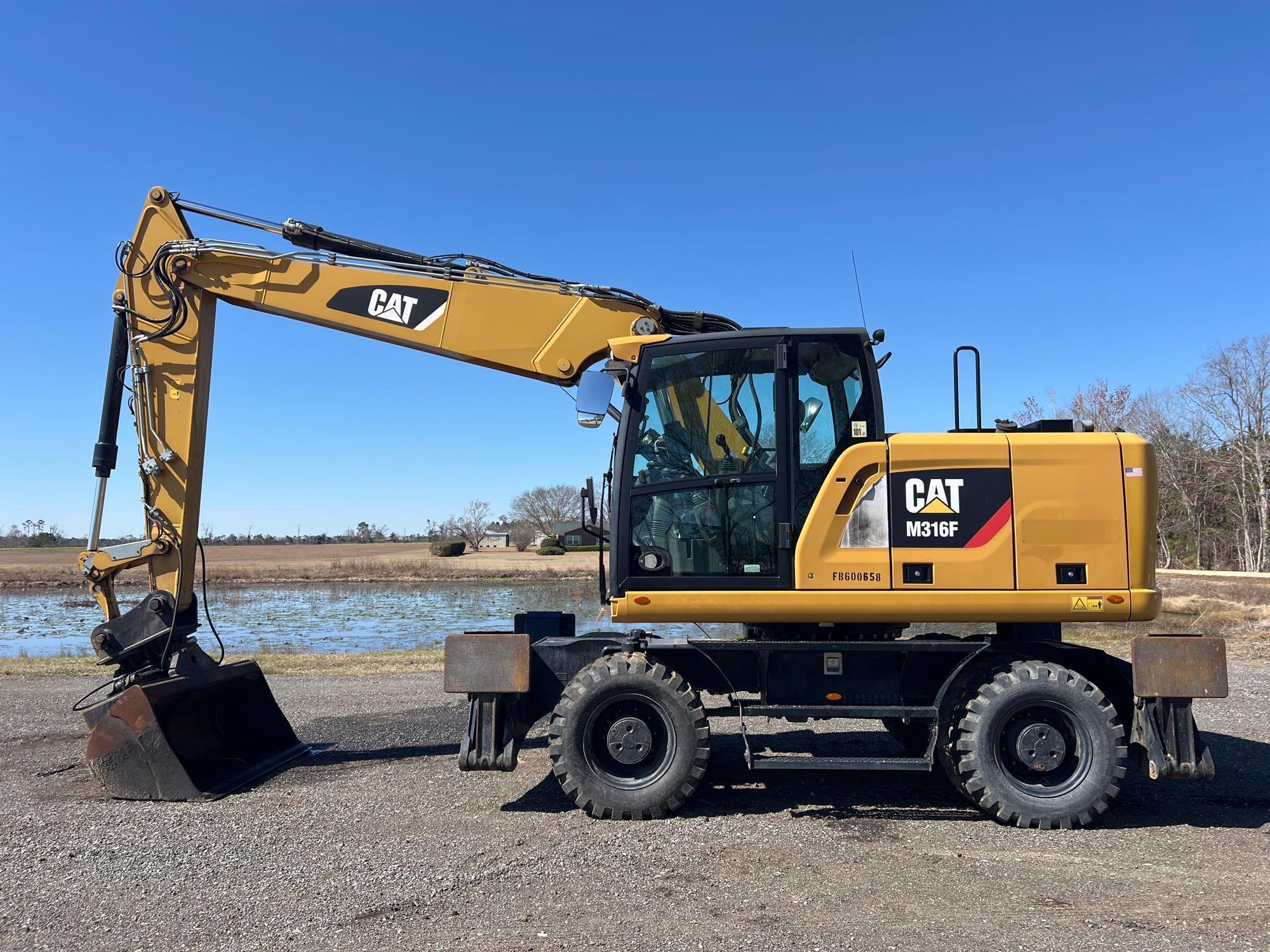 2019 CATERPILLAR M316F MOBILE EXCAVATOR