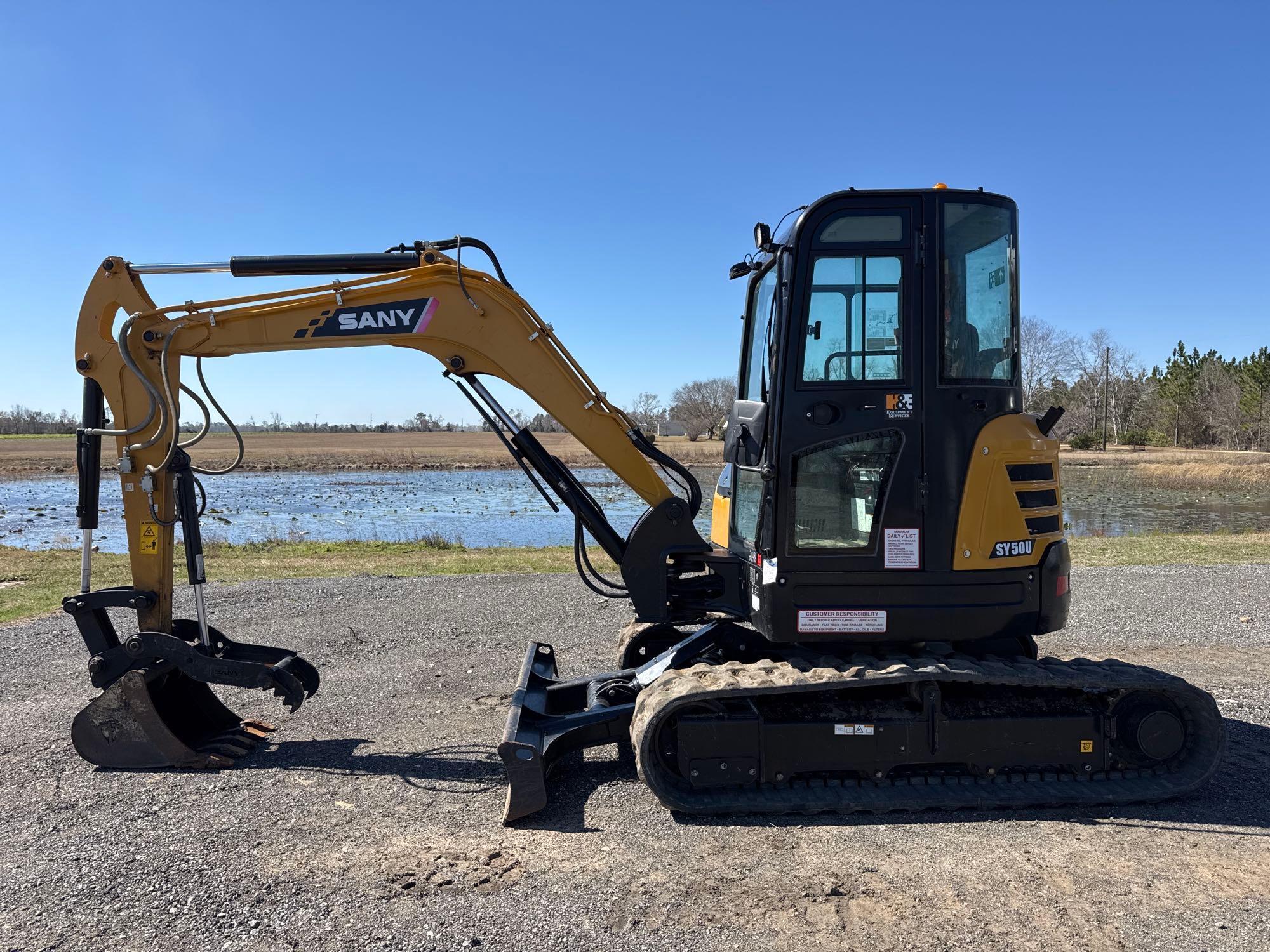 2022 SANY SY50U EXCAVATOR