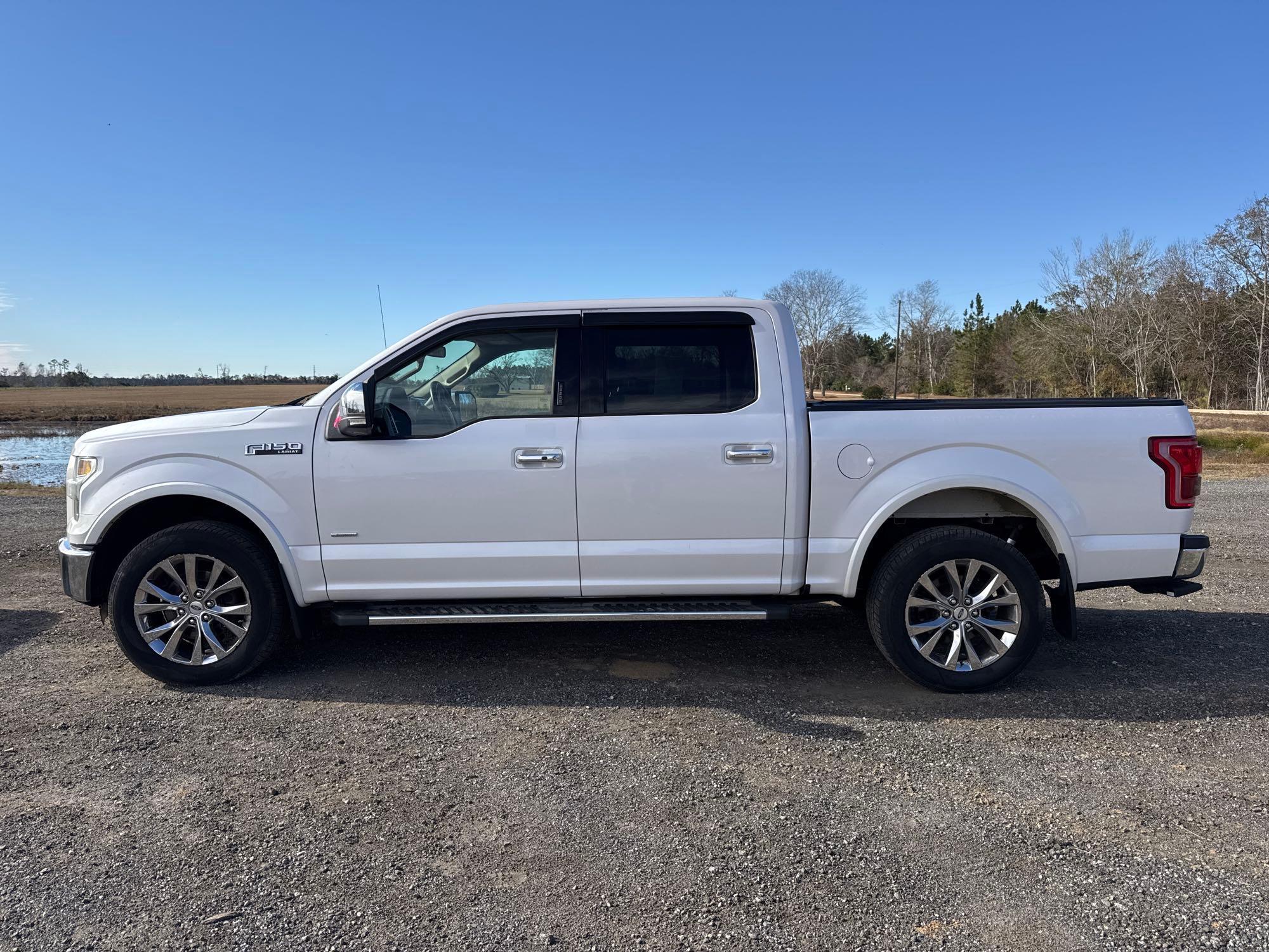 2015 FORD F-150 LARIAT CREW CAB TRUCK