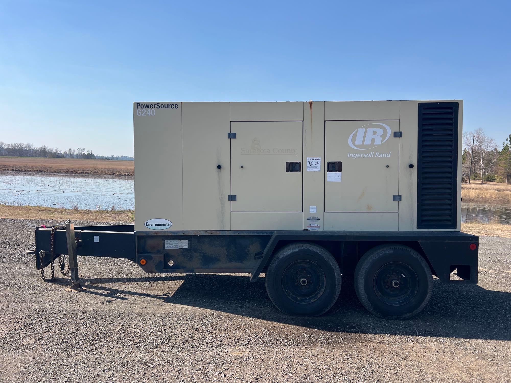 2008 INGERSOLL RAND G240-191KW GENERATOR