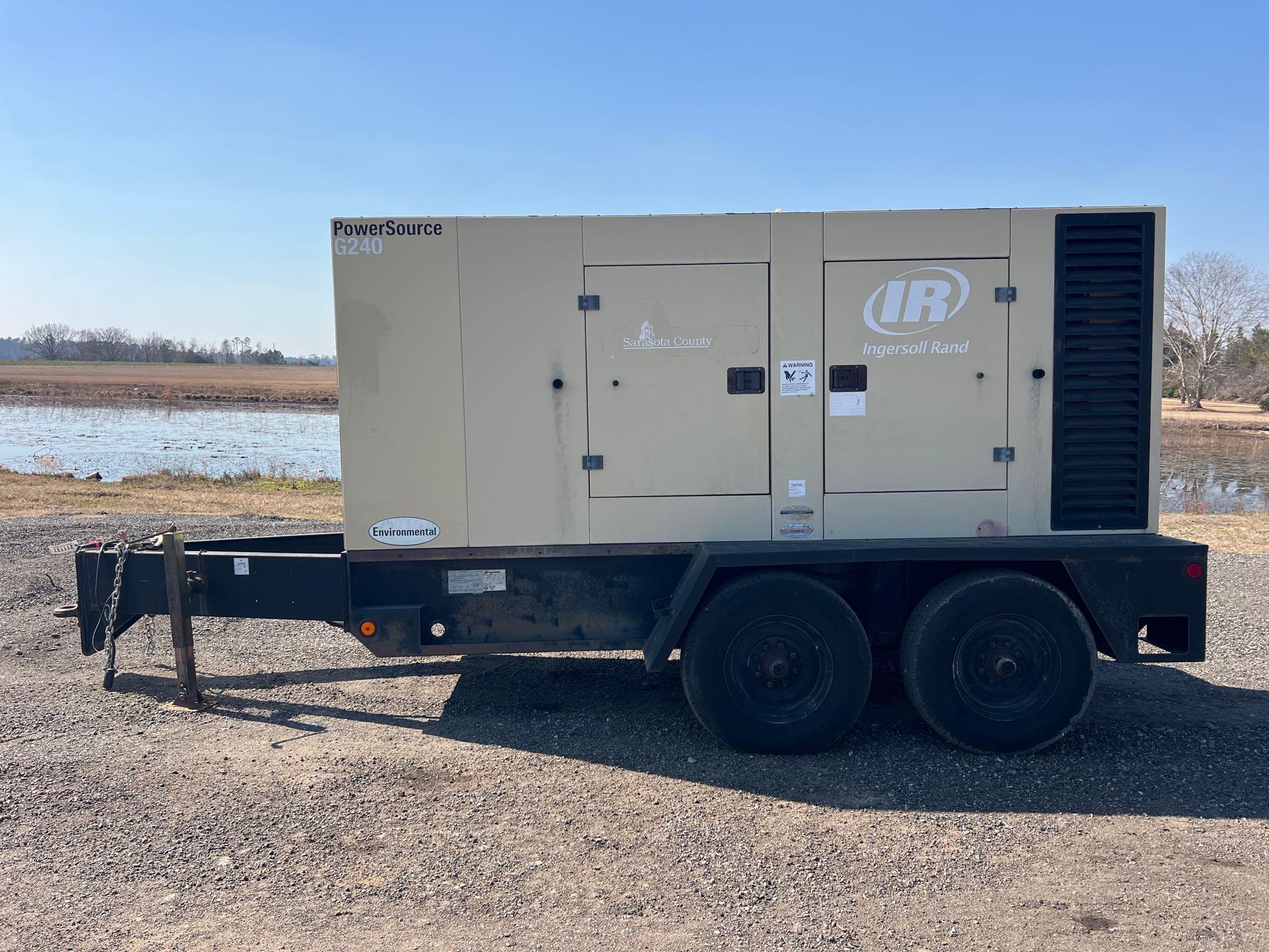 2008 INGERSOLL RAND G240-191KW GENERATOR