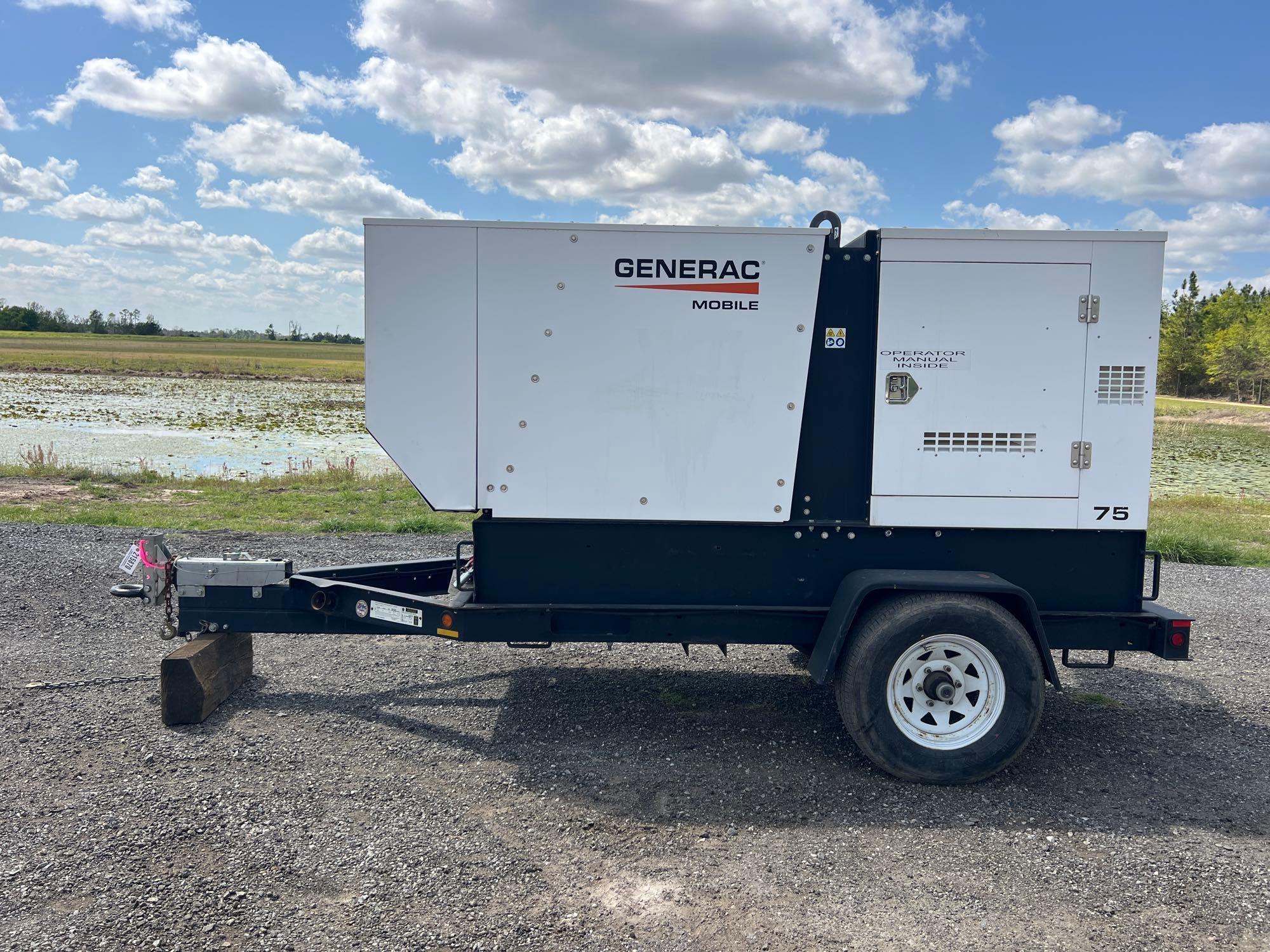 2019 GENERAC MDG75DF4 TOWABLE GENERATOR