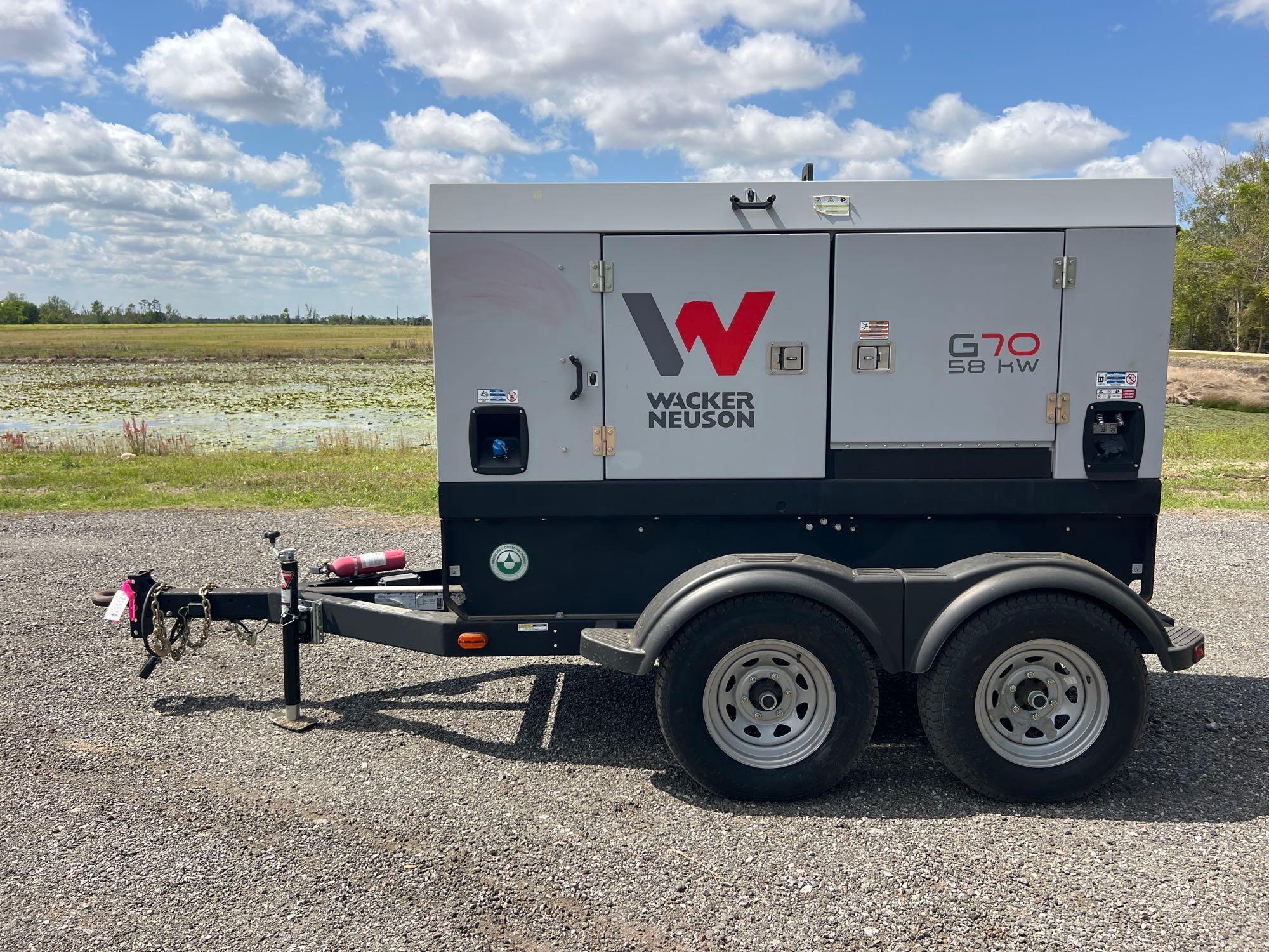 2023 WACKER NEUSON G70 TOWABLE GENERATOR