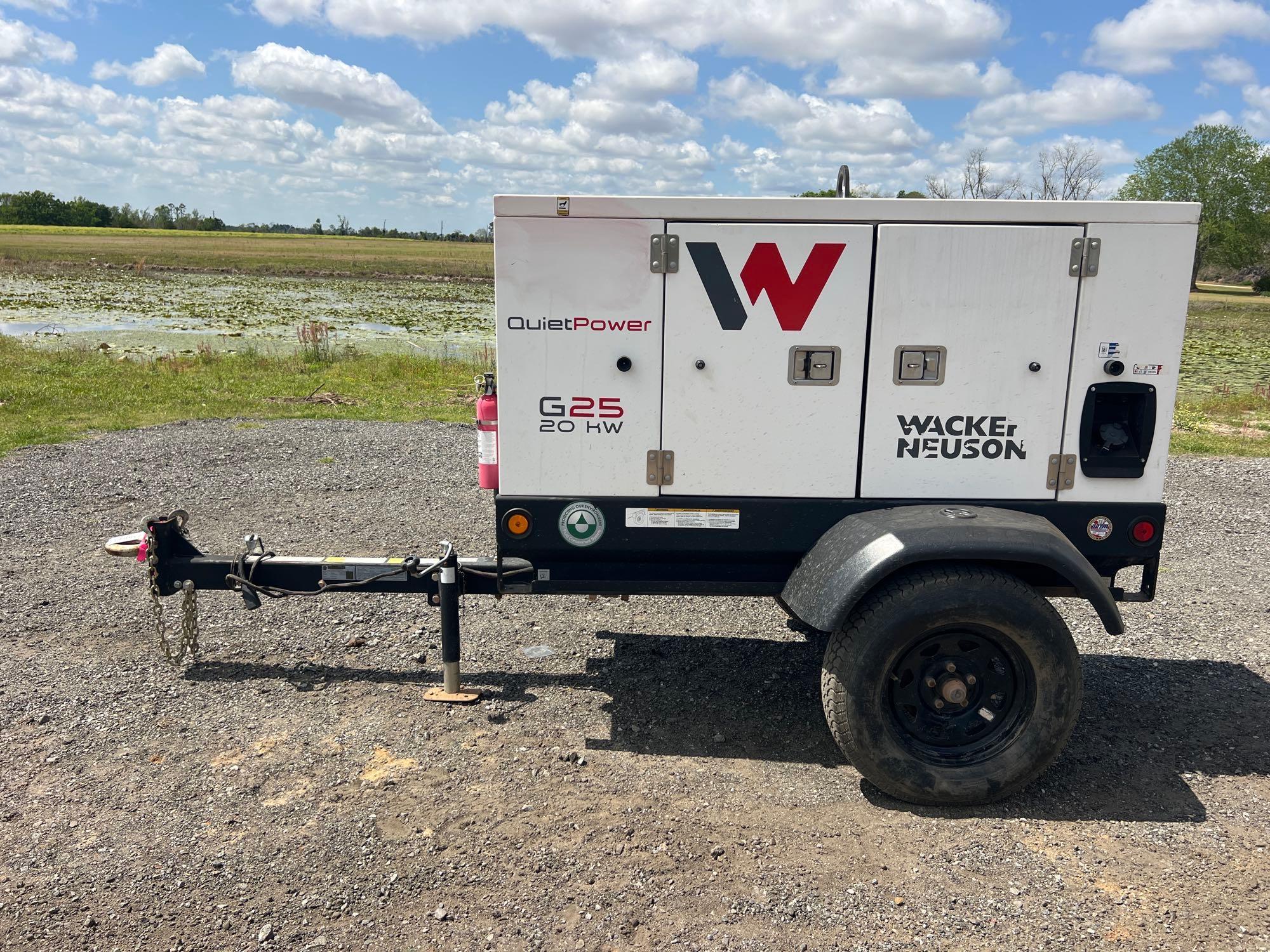2022 WACKER NEUSON G25 TOWABLE GENERATOR