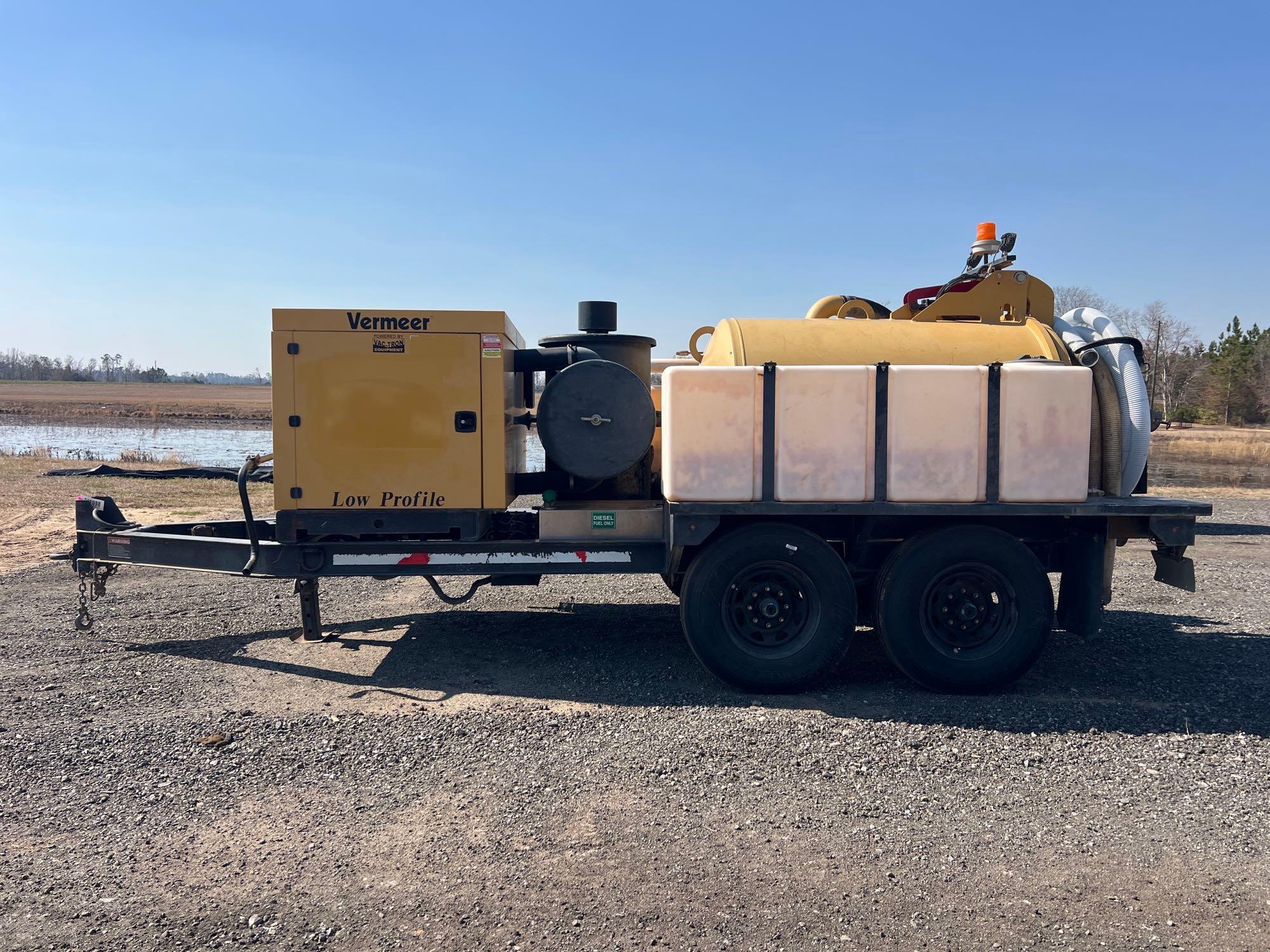 2019 VERMEER LP573XDT LOW PROFILE VACUUM TRAILER