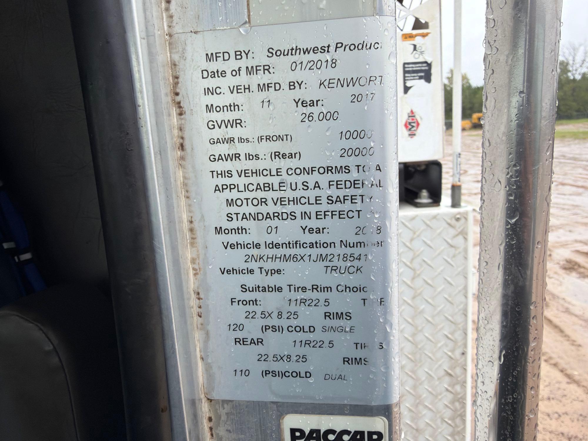 2018 Kenworth T270
