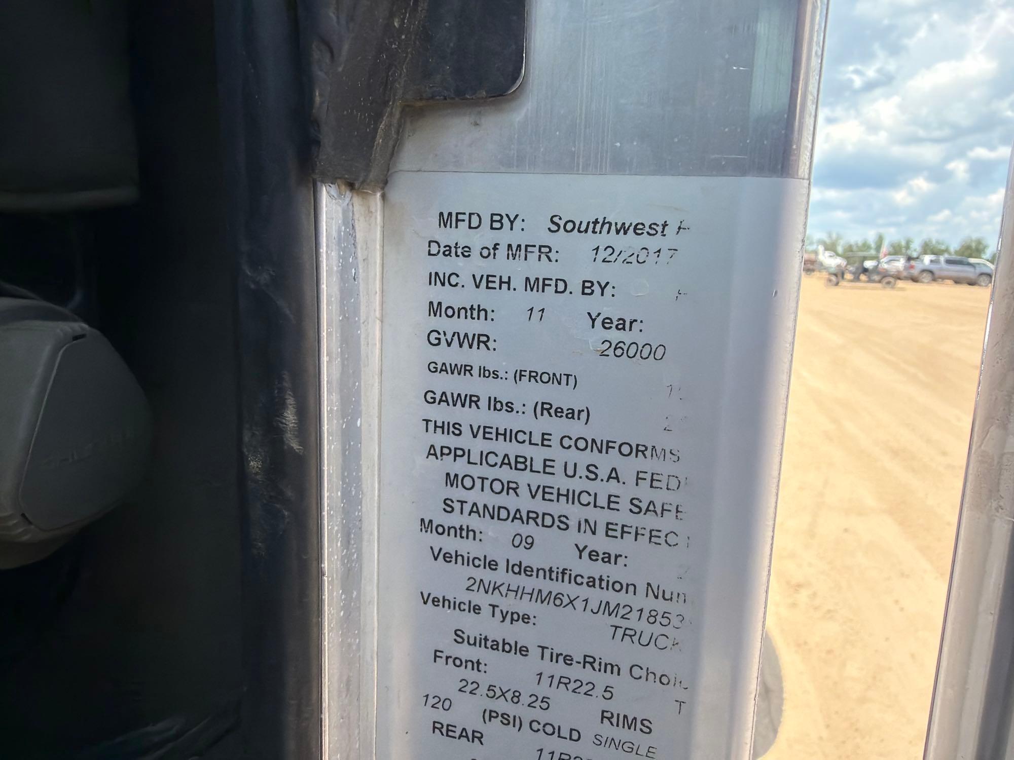 2018 Kenworth T270