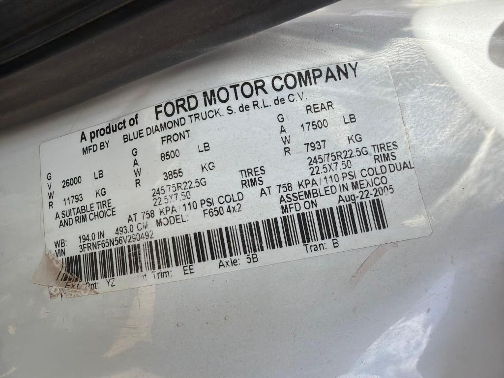 Ford F650XL