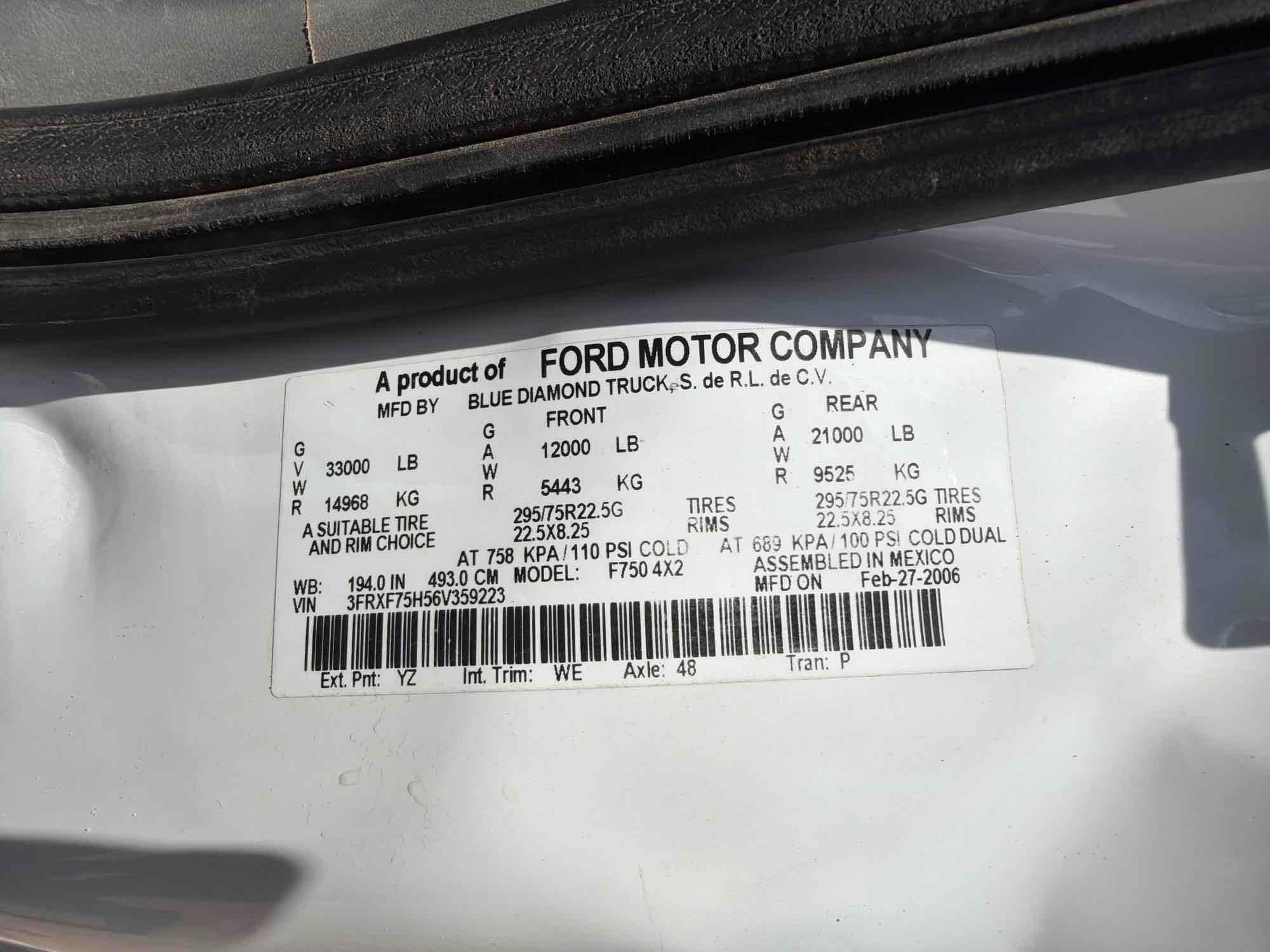 Ford F750 XLT