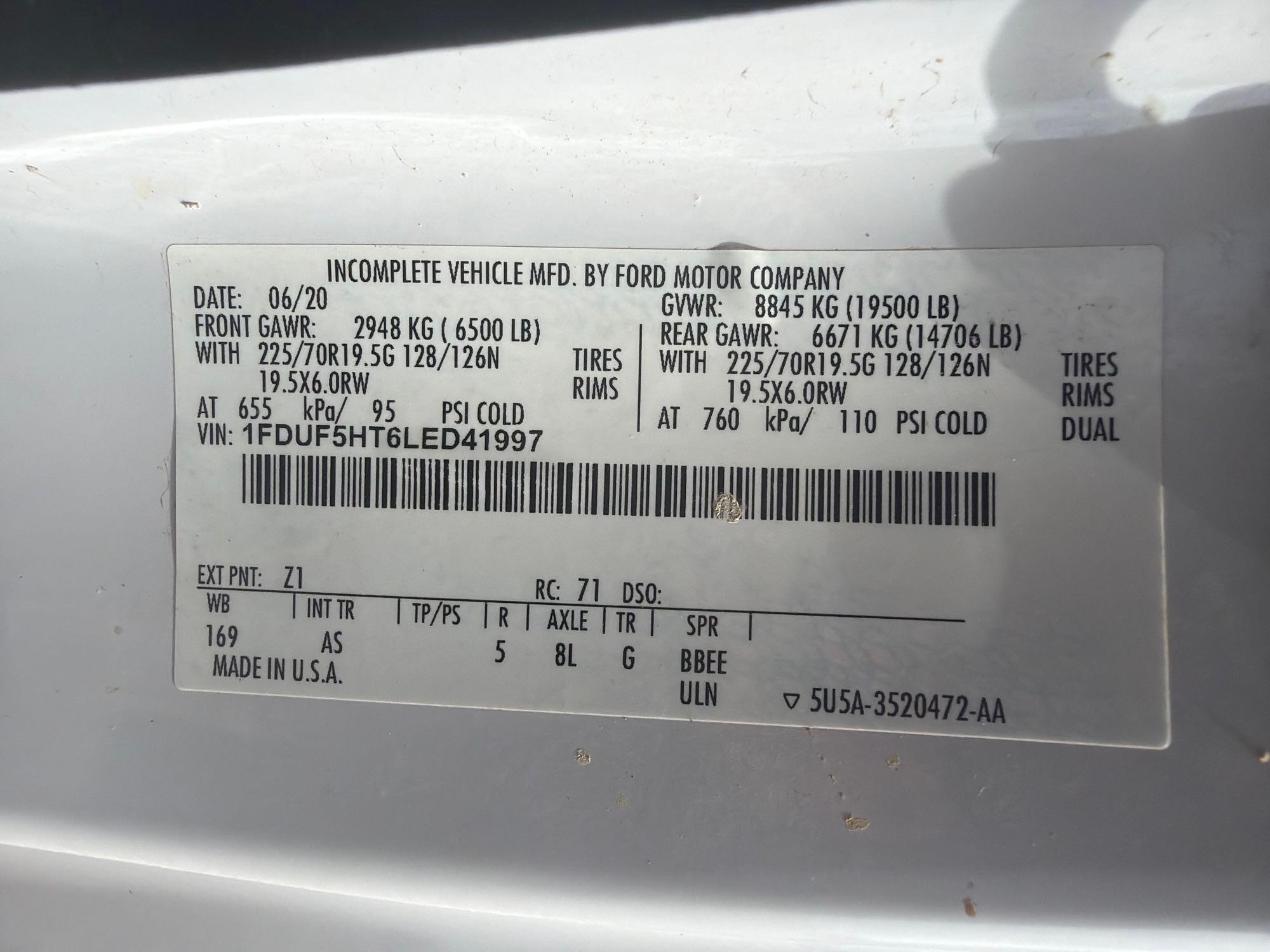 Ford F550XL