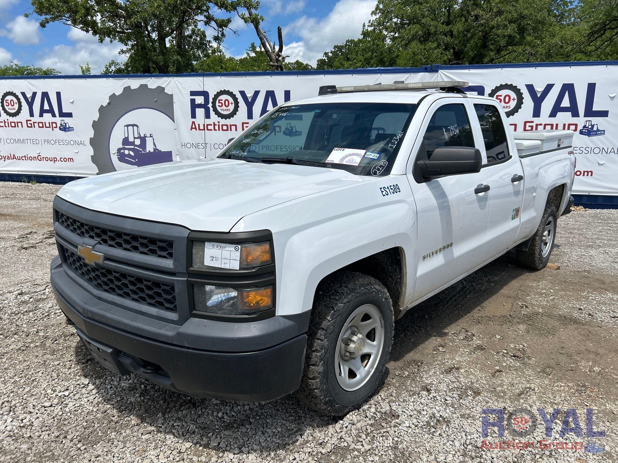 2015 Chevrolet Silverado 1500 4x4 Crew Cab Pickup Truck