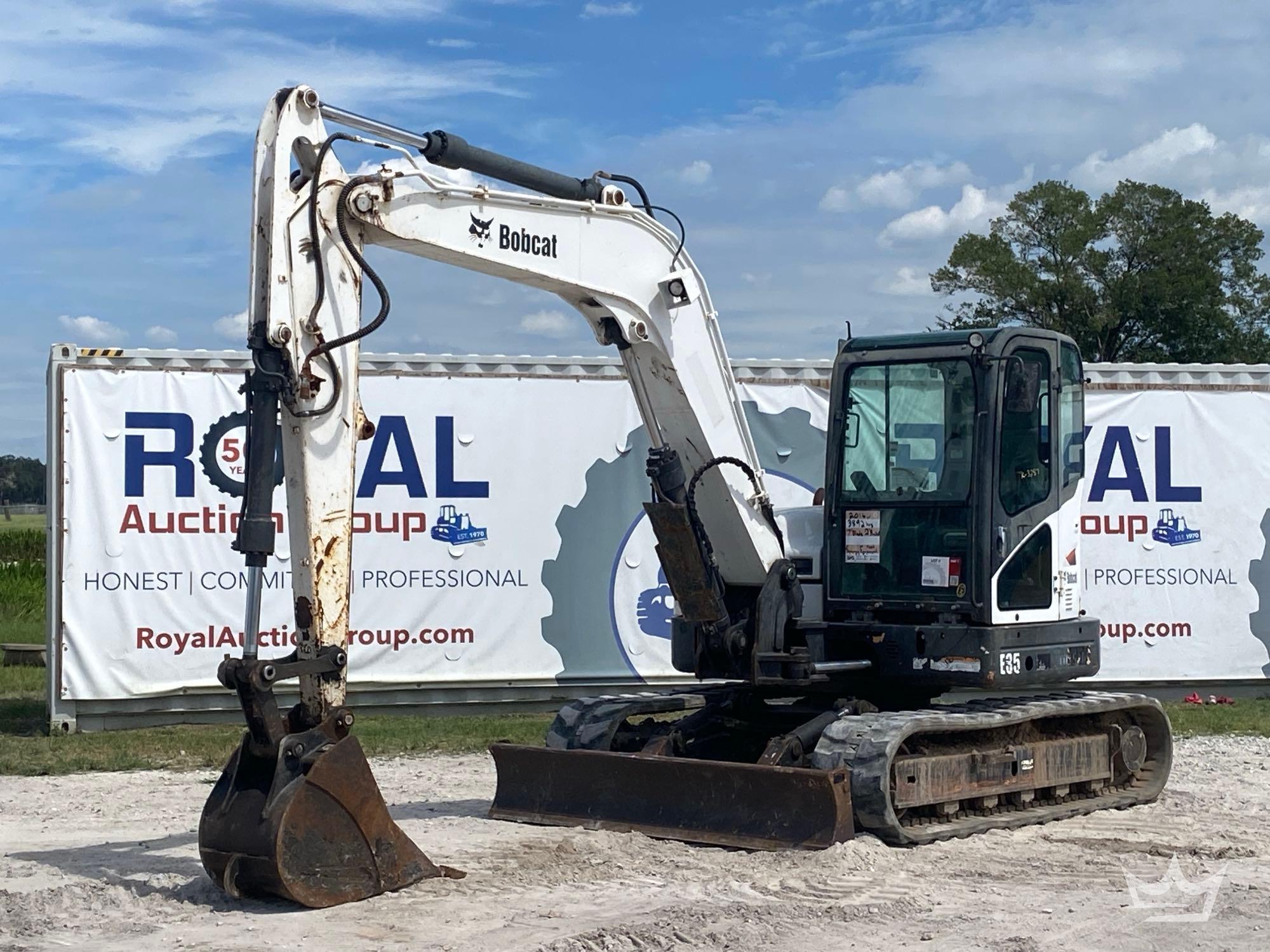 2016 Bobcat E85 Midi Excavator