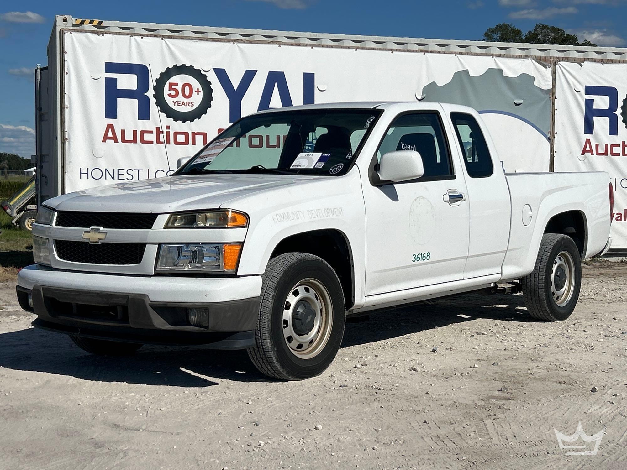2012 Chevrolet Colorado Ext. Cab Pickup Truck