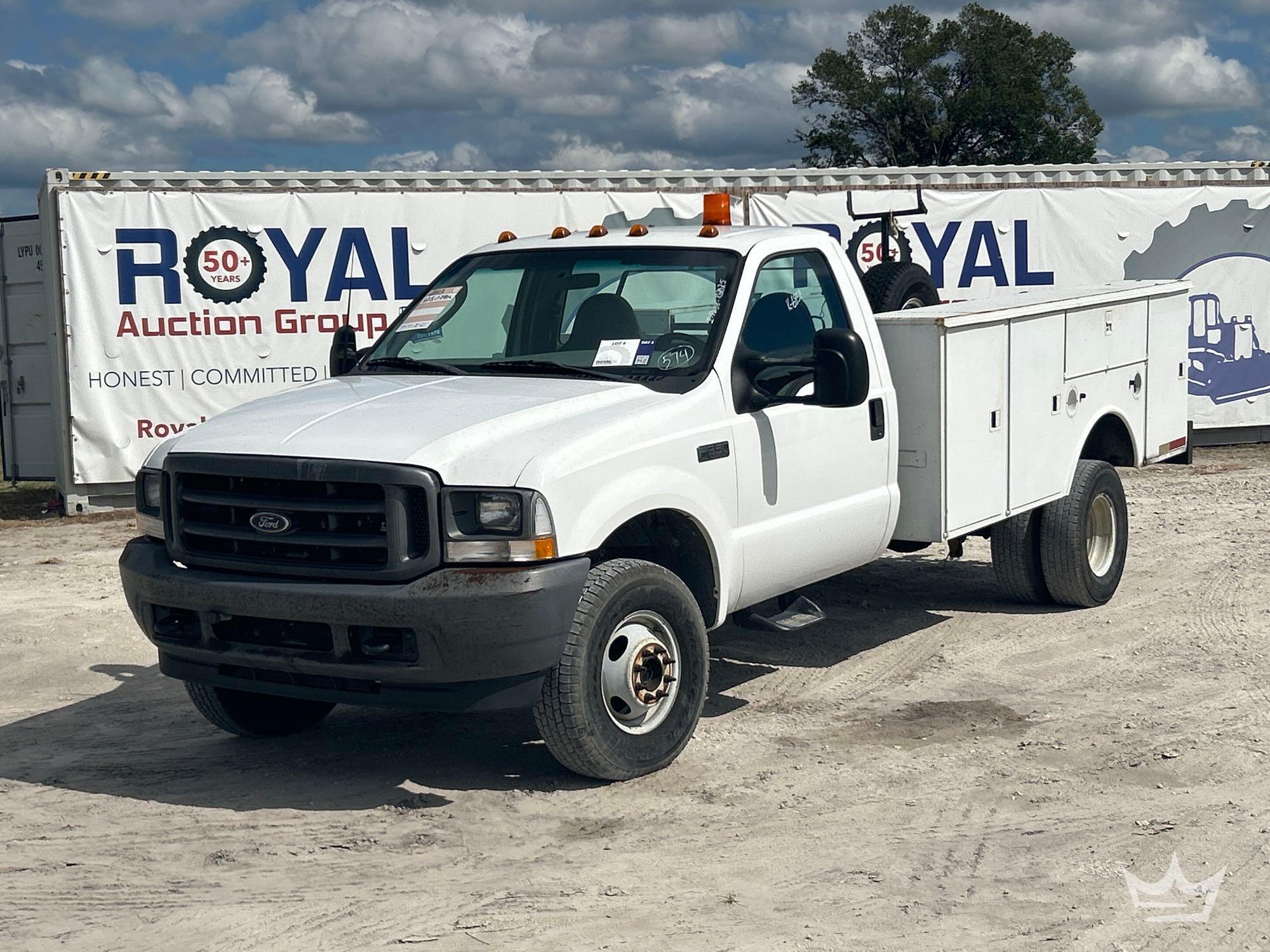 2003 Ford F-350 4x4 Altec Service Truck