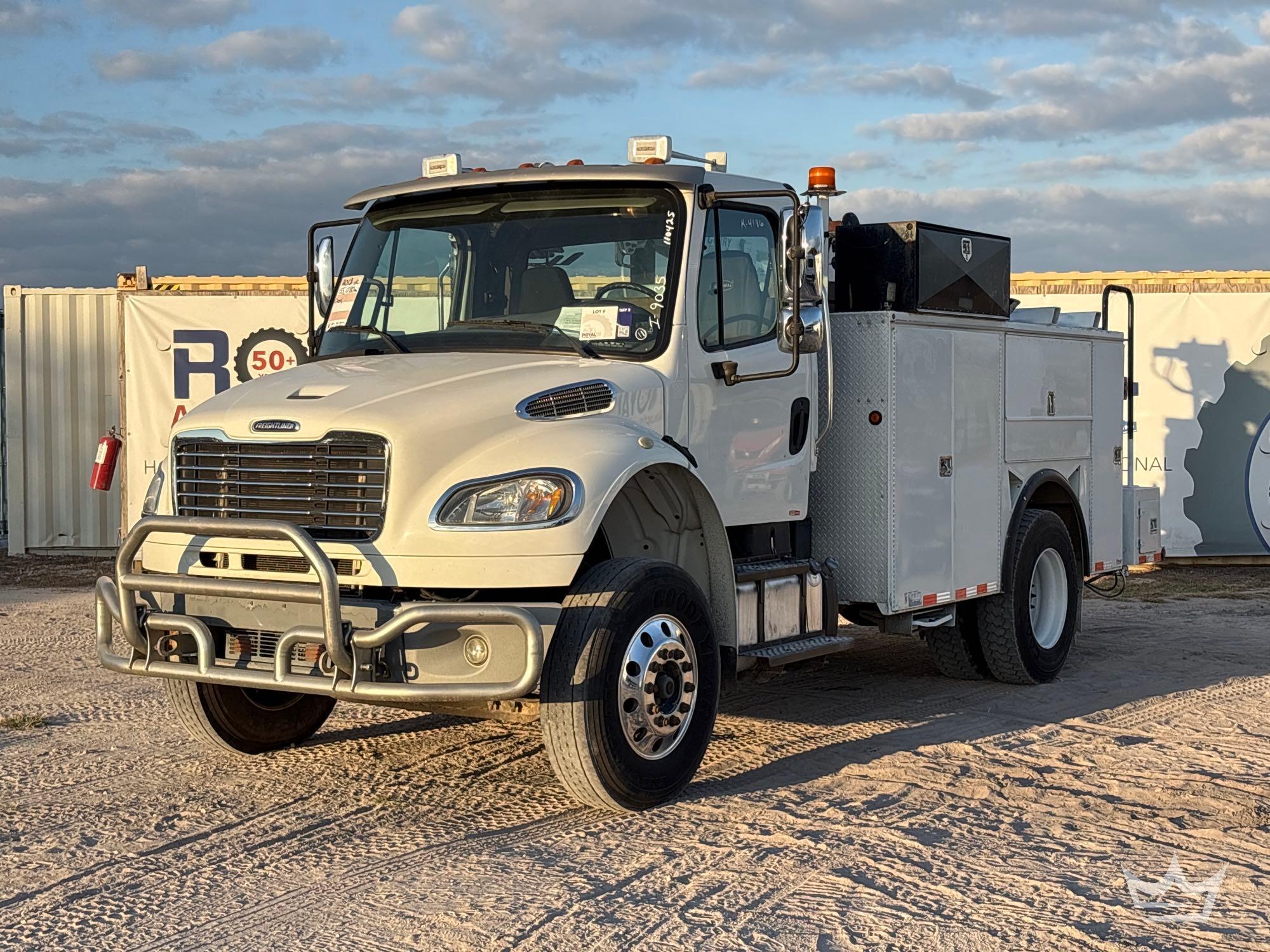 2013 Freightliner M2 106 Stellar 12621 6-Ton Mechanics Crane Truck