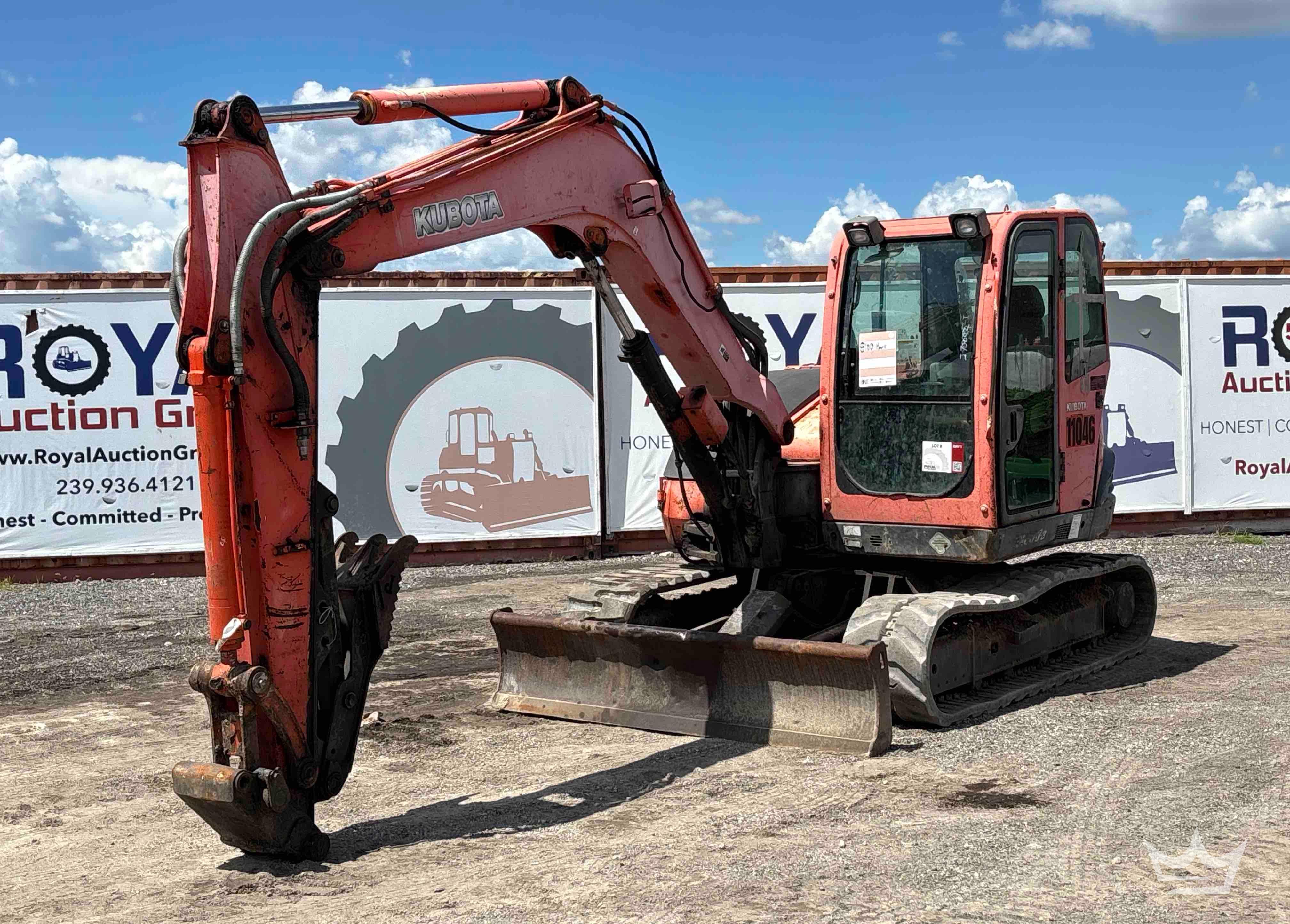 2011 Kubota KX080-3 Midi Excavator