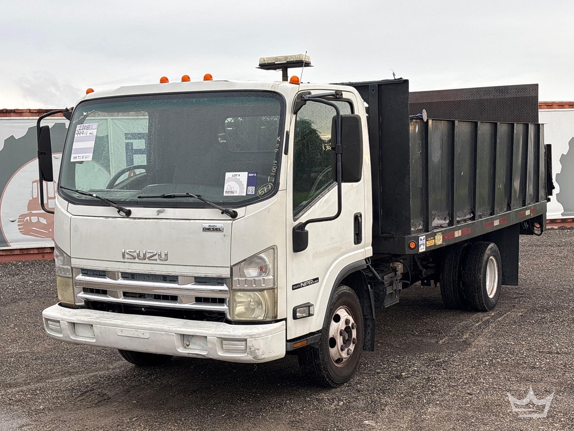 2008 Isuzu NPR-HD Landscape Dump Truck