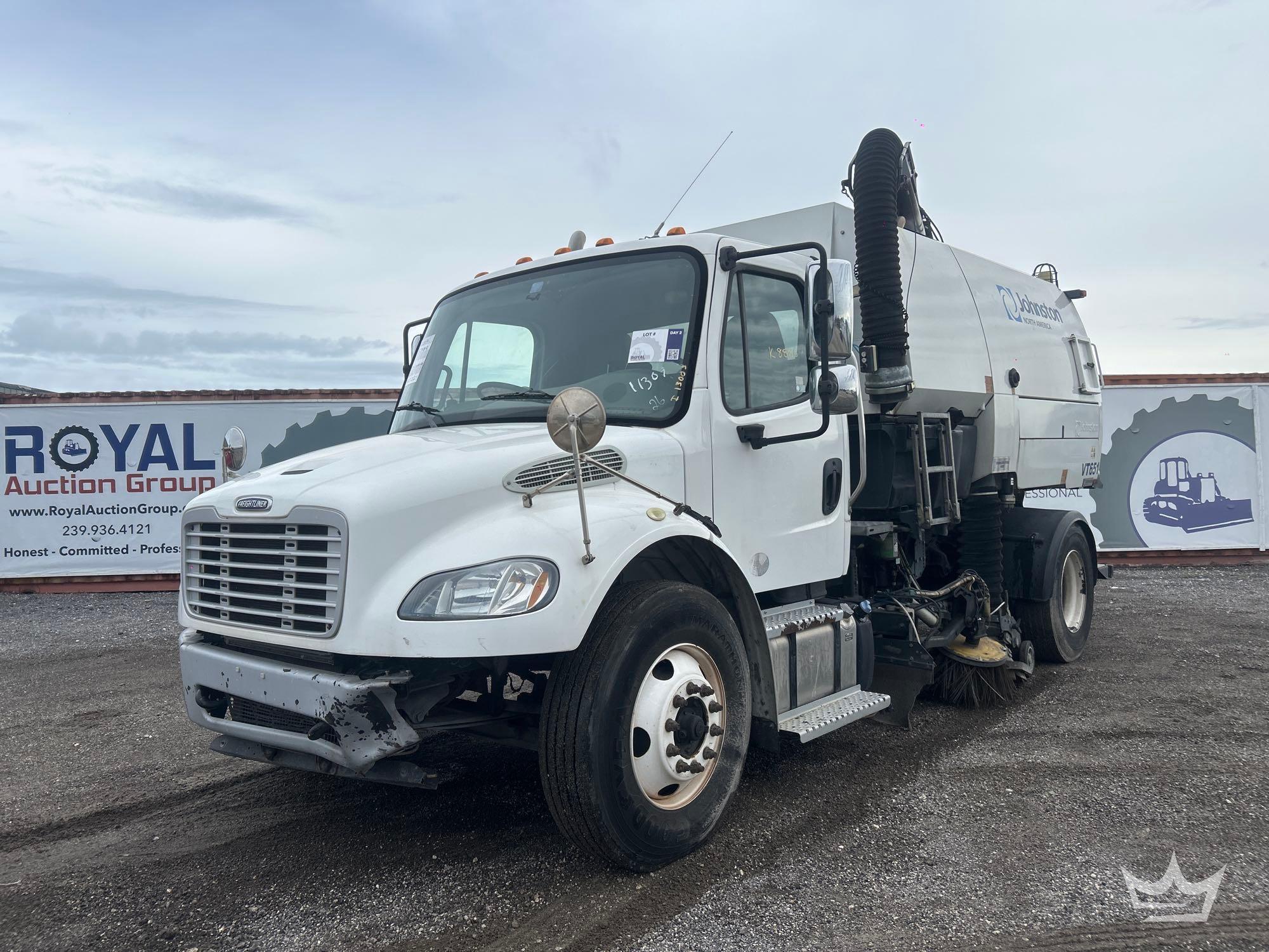 2019 Freightliner M2 106 Johnston VT651 8.5 Yard Street Sweeper Truck