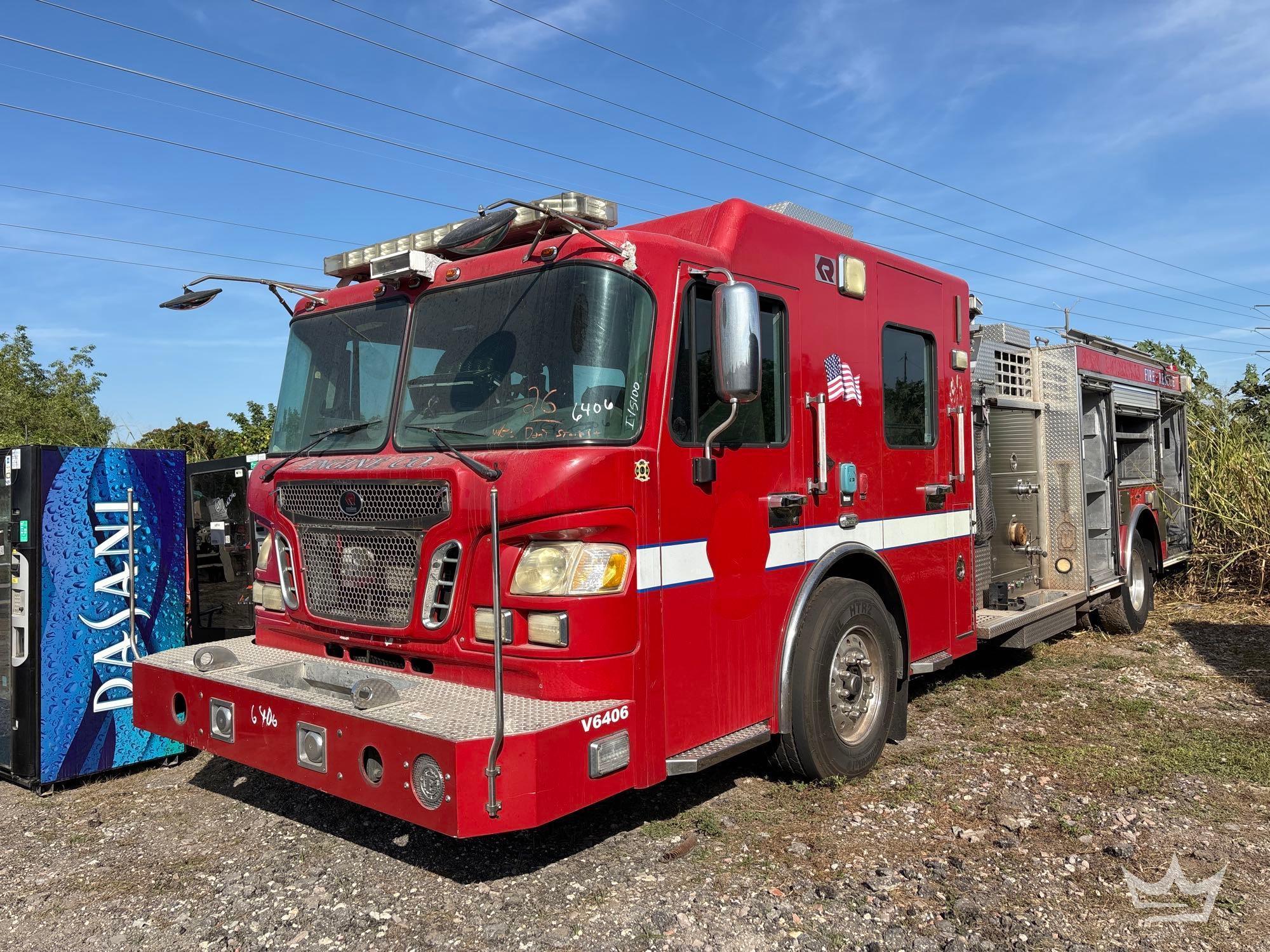 2008 Rosenbaur Spartan Gladiator Pumper Fire Truck