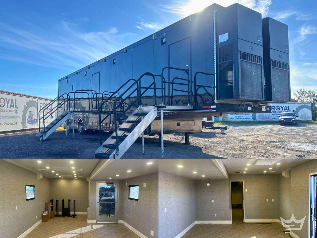 2008 Featherlite Portable Office Command Center T/A Trailer with Wacker Neuson G50 Towable Genera...