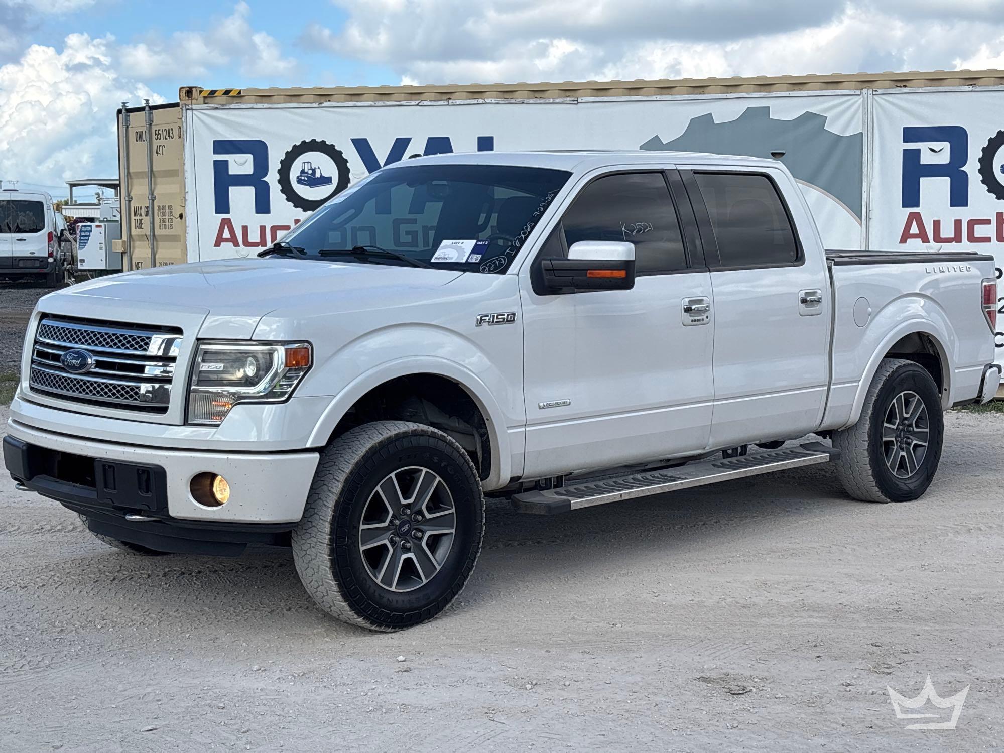 2013 Ford F-150 4x4 Crew Cab Pickup Truck