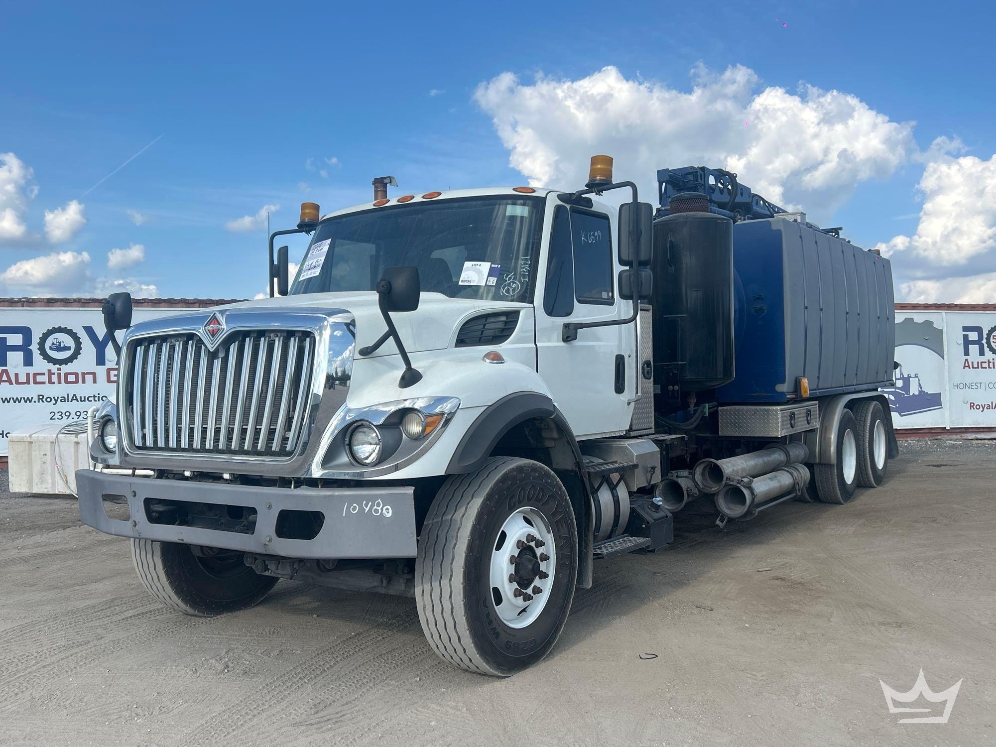 2018 International WorkStar 7500 T/A Aquatech B-15 Combination Sewer Jetter Vacuum Truck