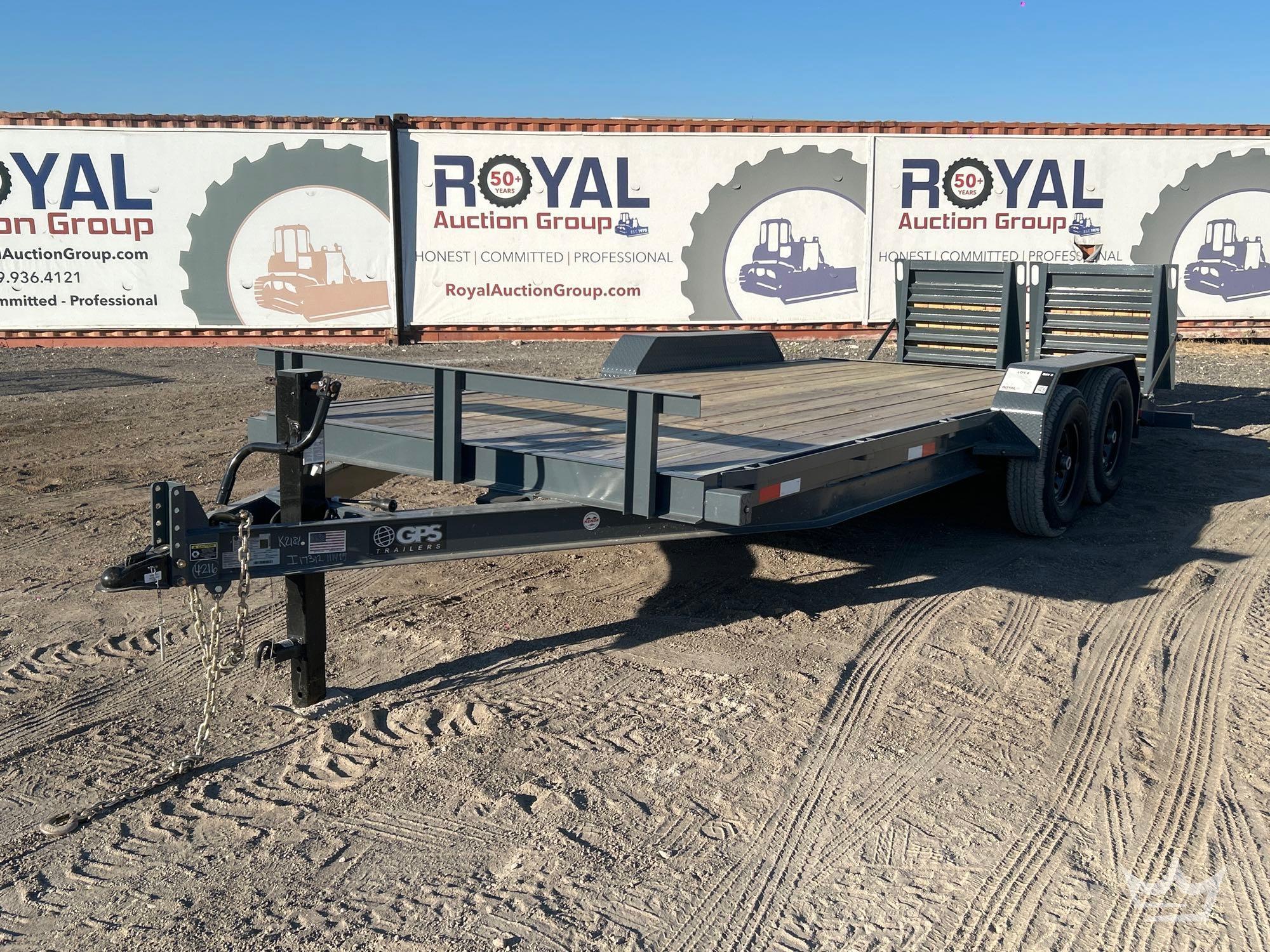 2025 GPS Trailers MDR2014K 24ft. 7 Ton T/A Dovetail Equipment Trailer