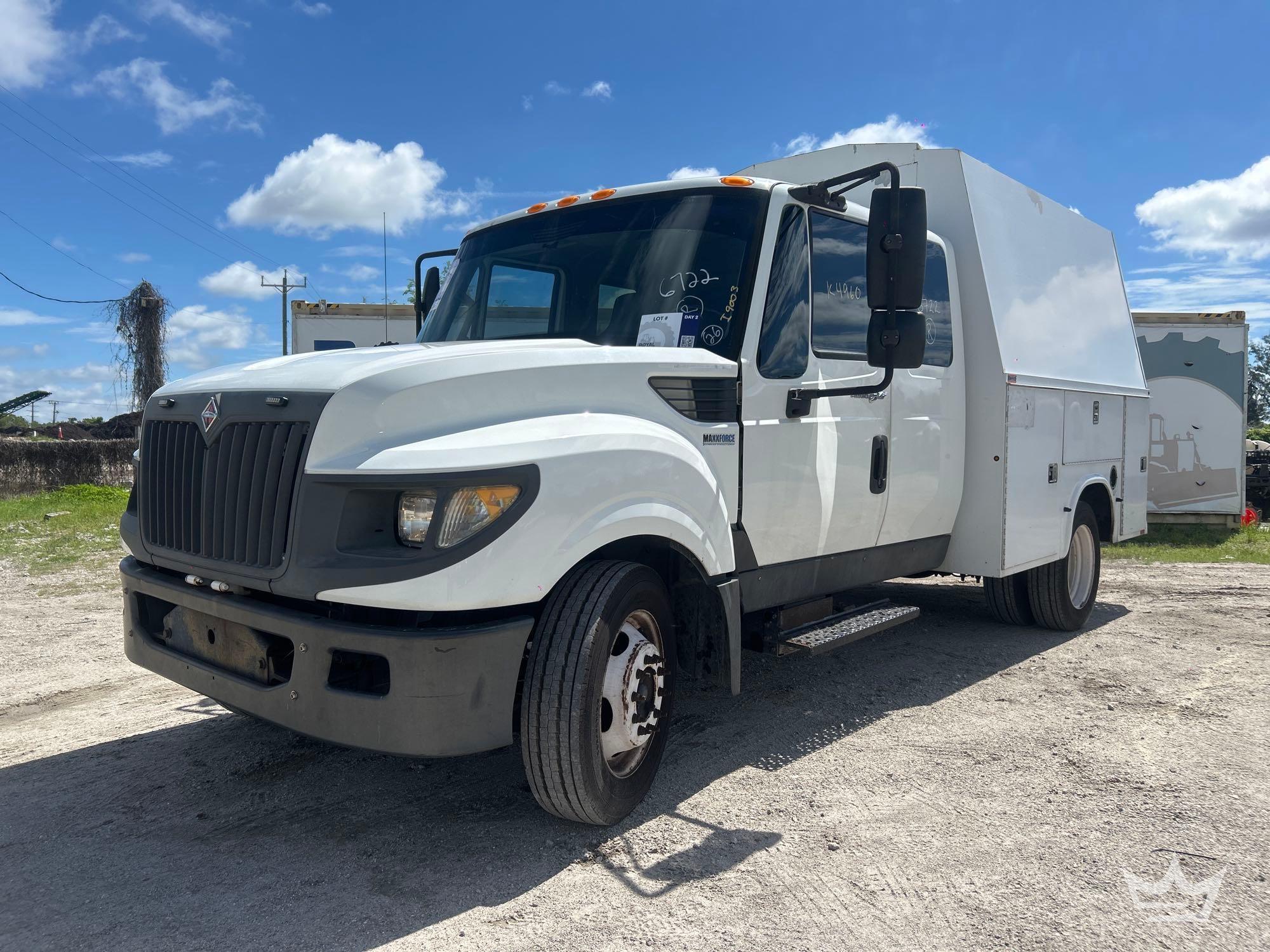 2013 International TerraStar Enclosed Service Truck with Liftgate
