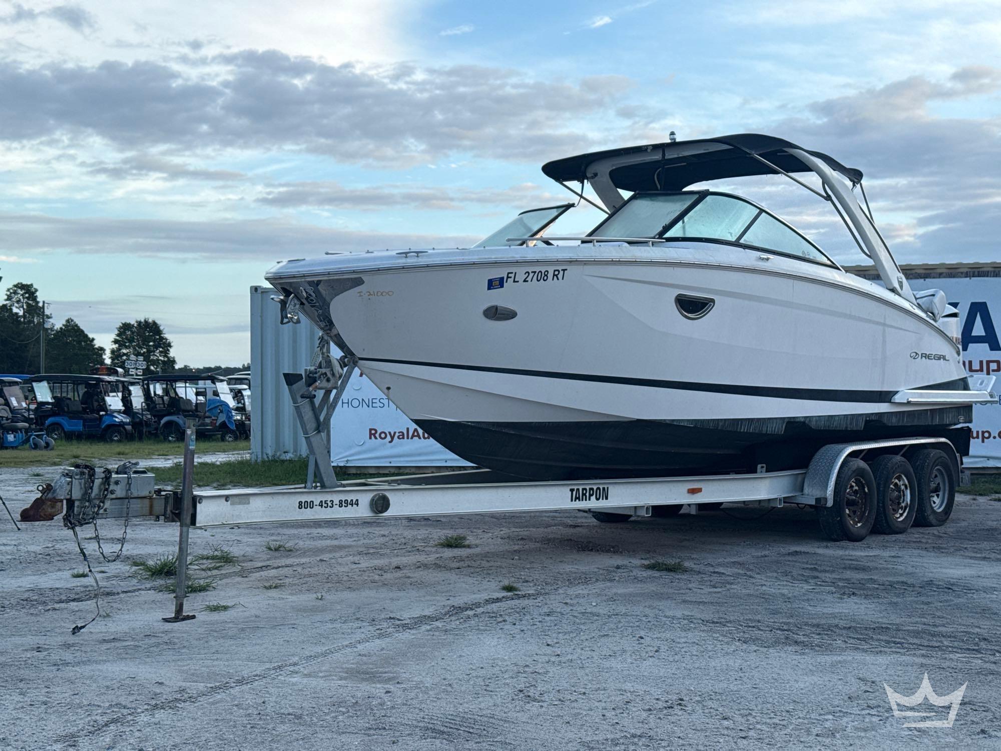 2018 Regal 29OBX 29ft Yacht with 34ft Trailer