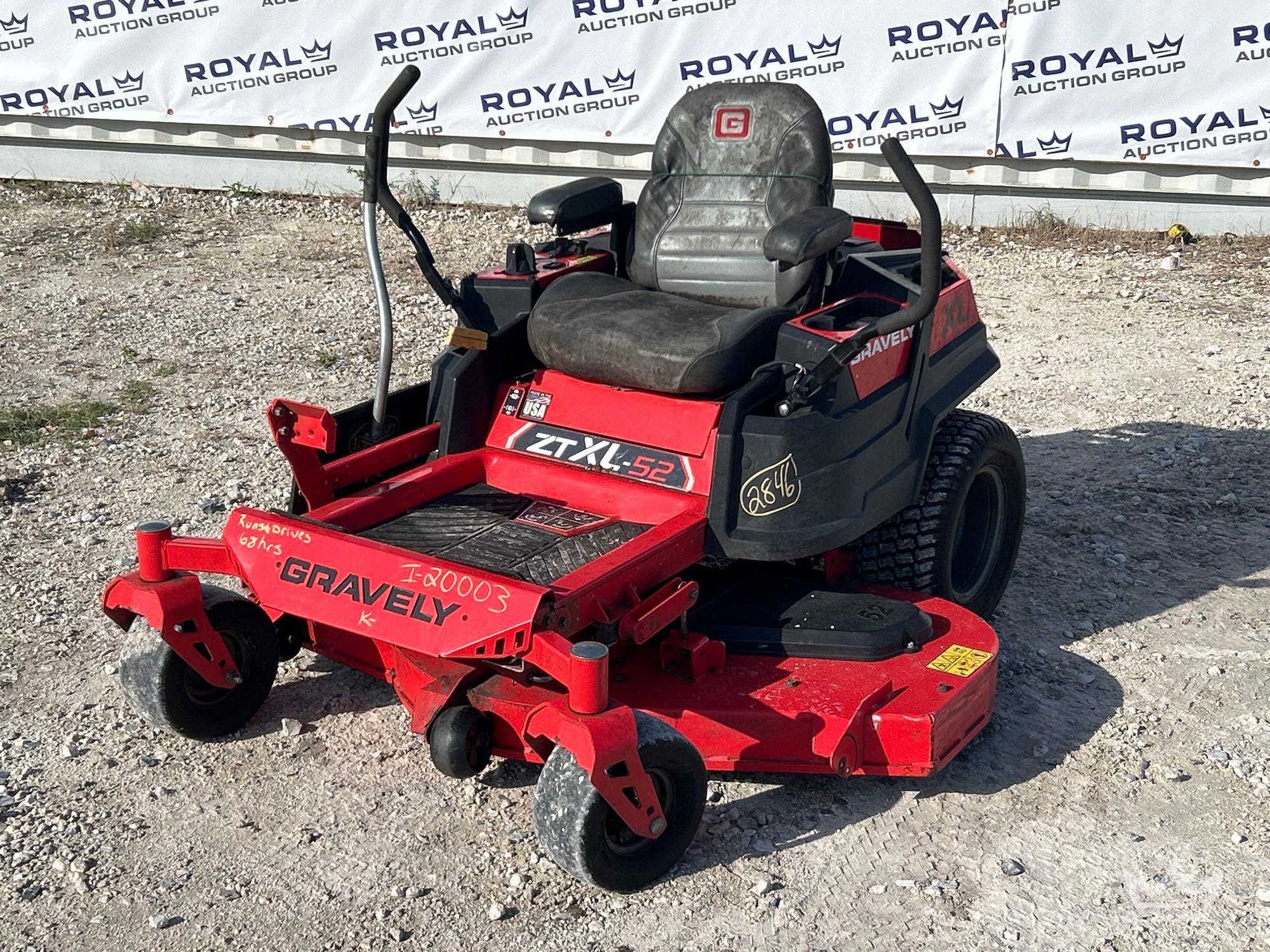 Gravely ZT XL-52 52in Zero Turn Commercial Mower