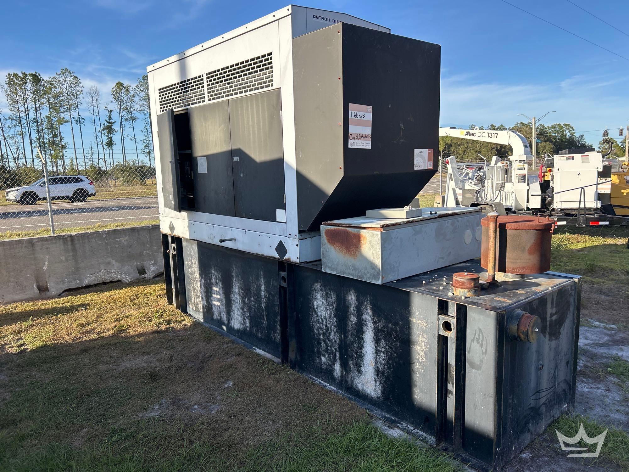 2005 Detroit Diesel 100DSEJB 138kVA 3-Phase Diesel Generator