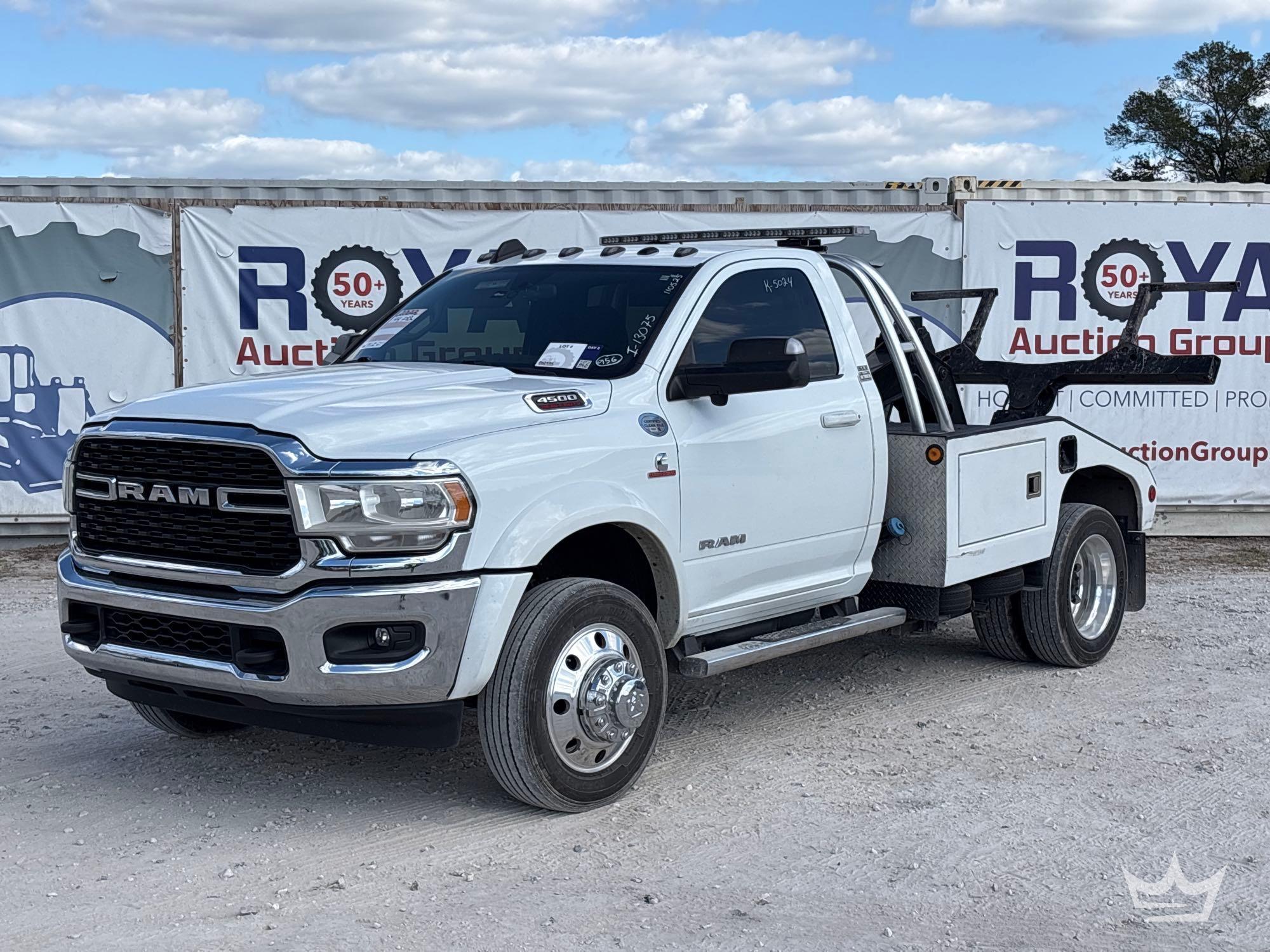 2022 Dodge Ram 4500 Miller 8,000lbs Wrecker Tow Truck