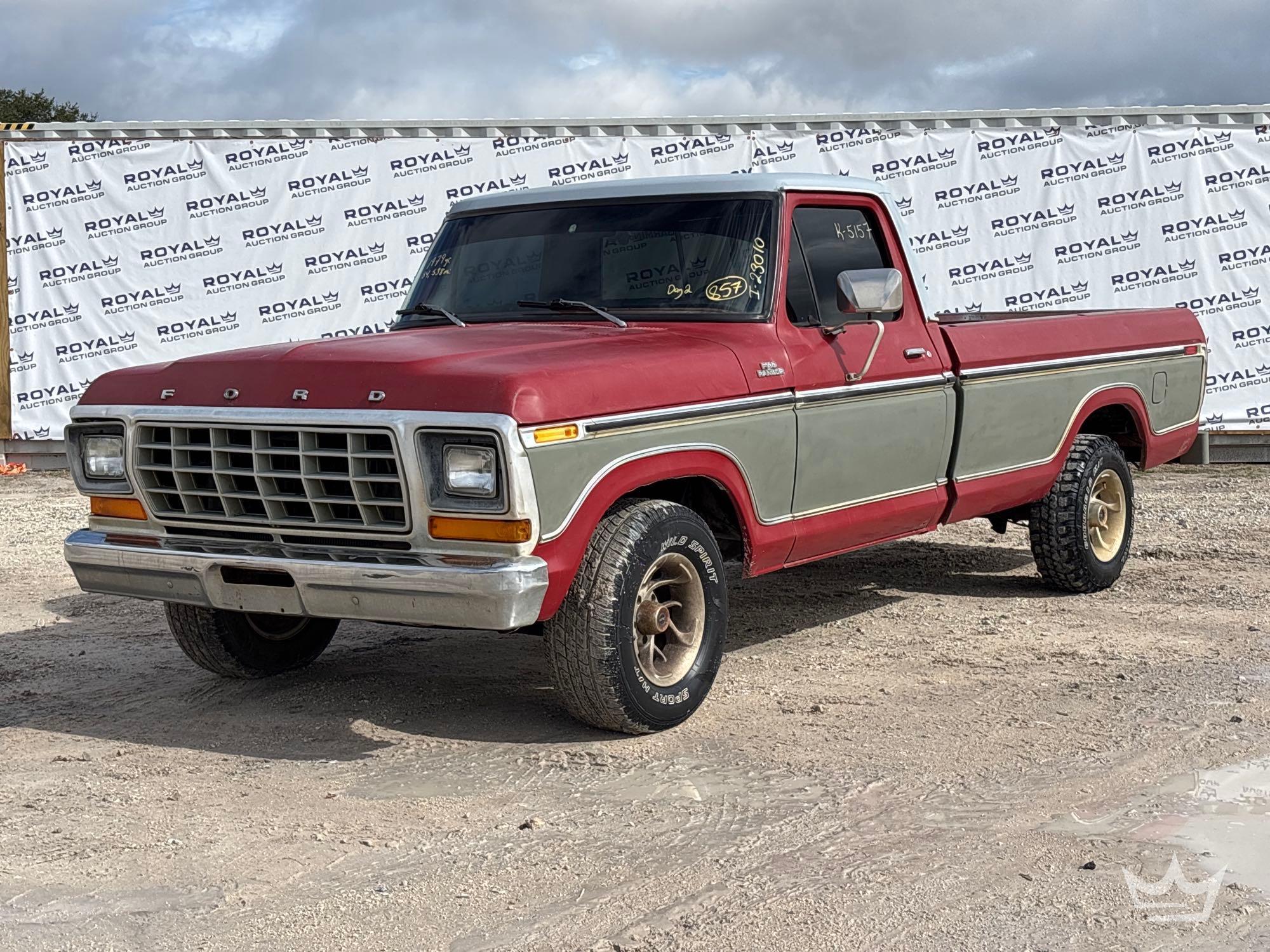 1979 Ford F-100 Ranger Pickup Truck