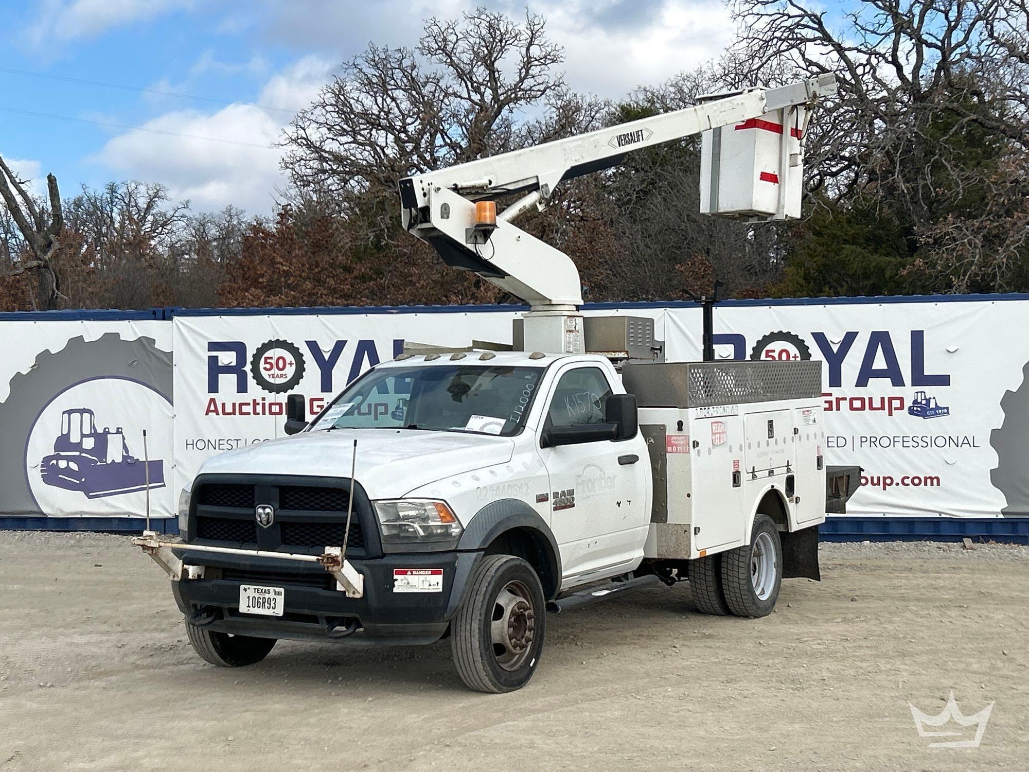 2014 Dodge Ram 4500 Versalift Bucket Truck