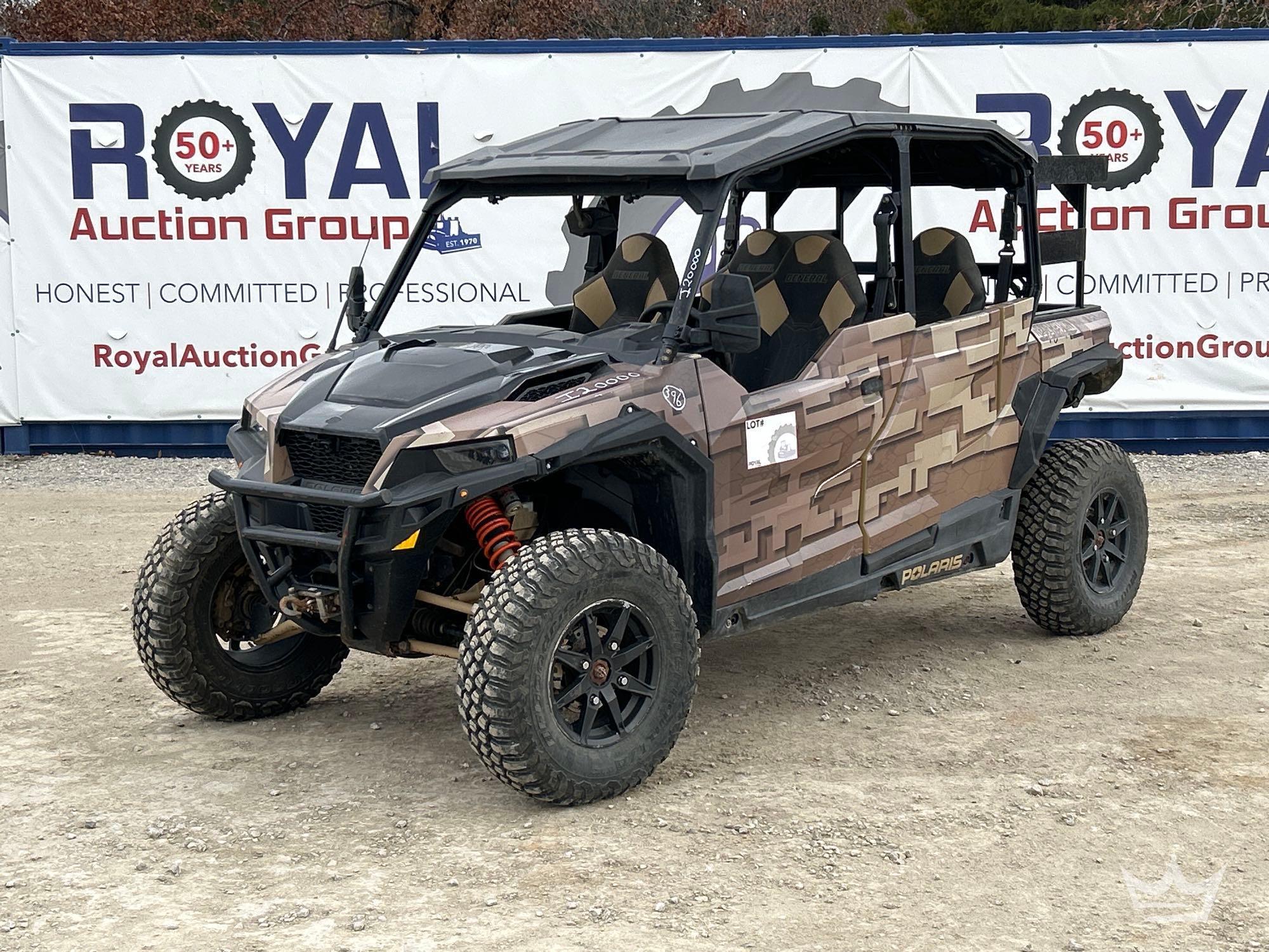 2021 Polaris General XP 4 1000 4x4 Side by Side